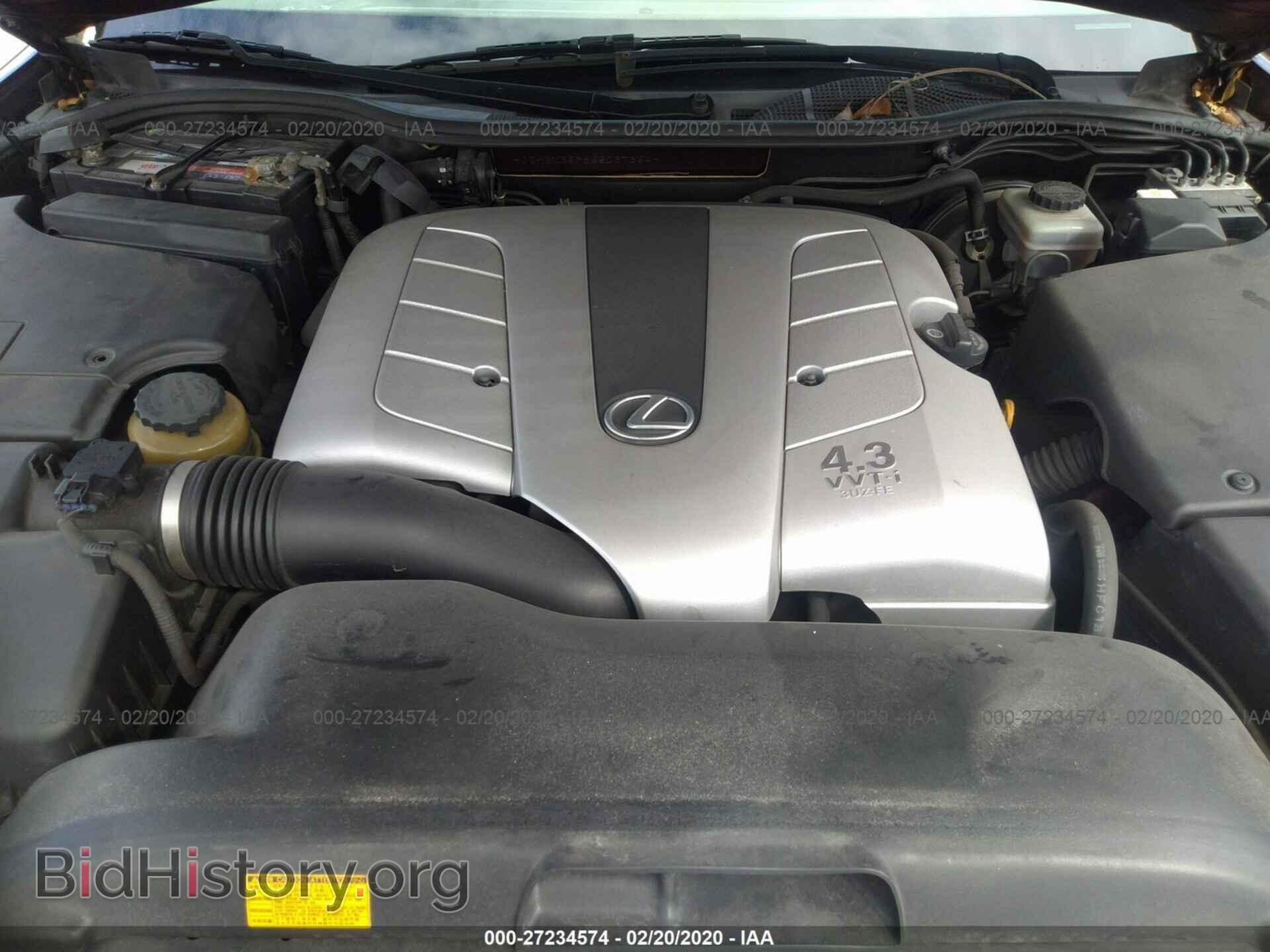 2006 LEXUS LS - VIN: JTHBN36F865037864 - Фото 10