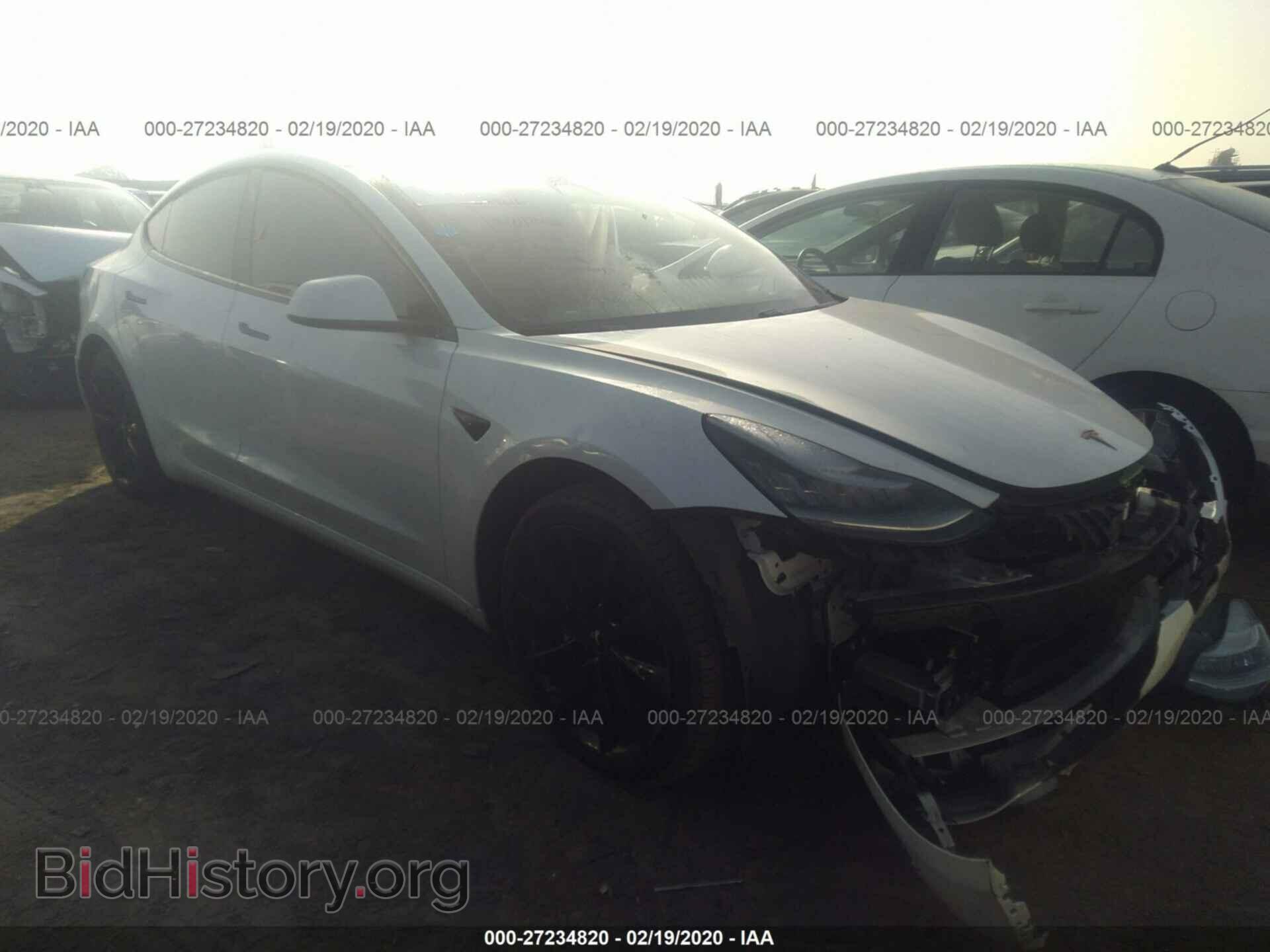 Photo 5YJ3E1EA2JF060189 - TESLA MODEL 3 2018