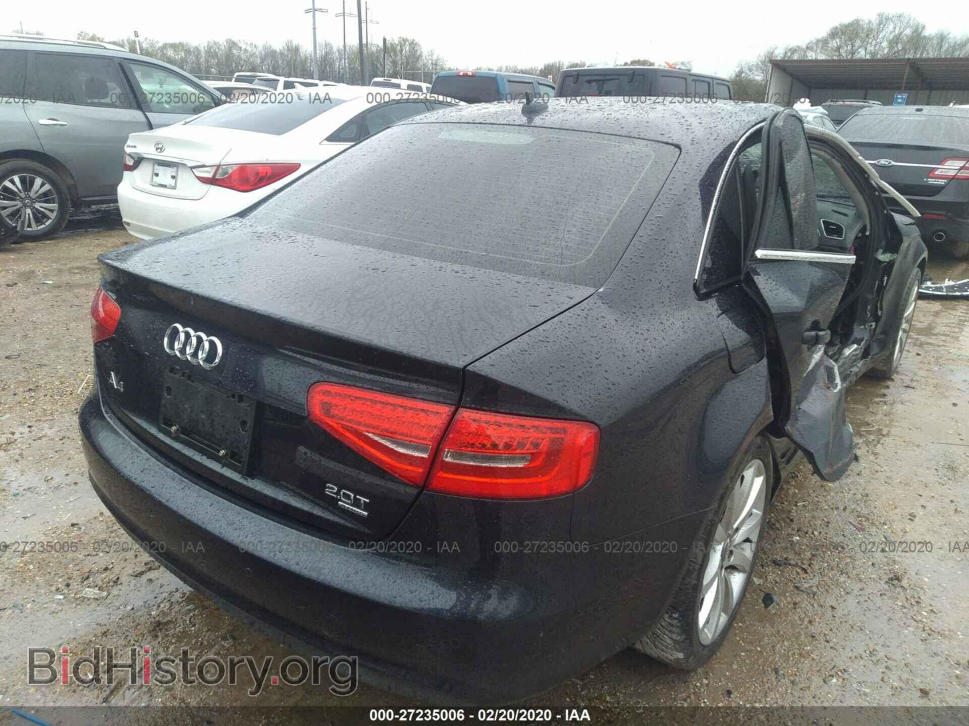 2013 AUDI A4 - VIN: WAUFFAFL7DN044308 - Photo 4