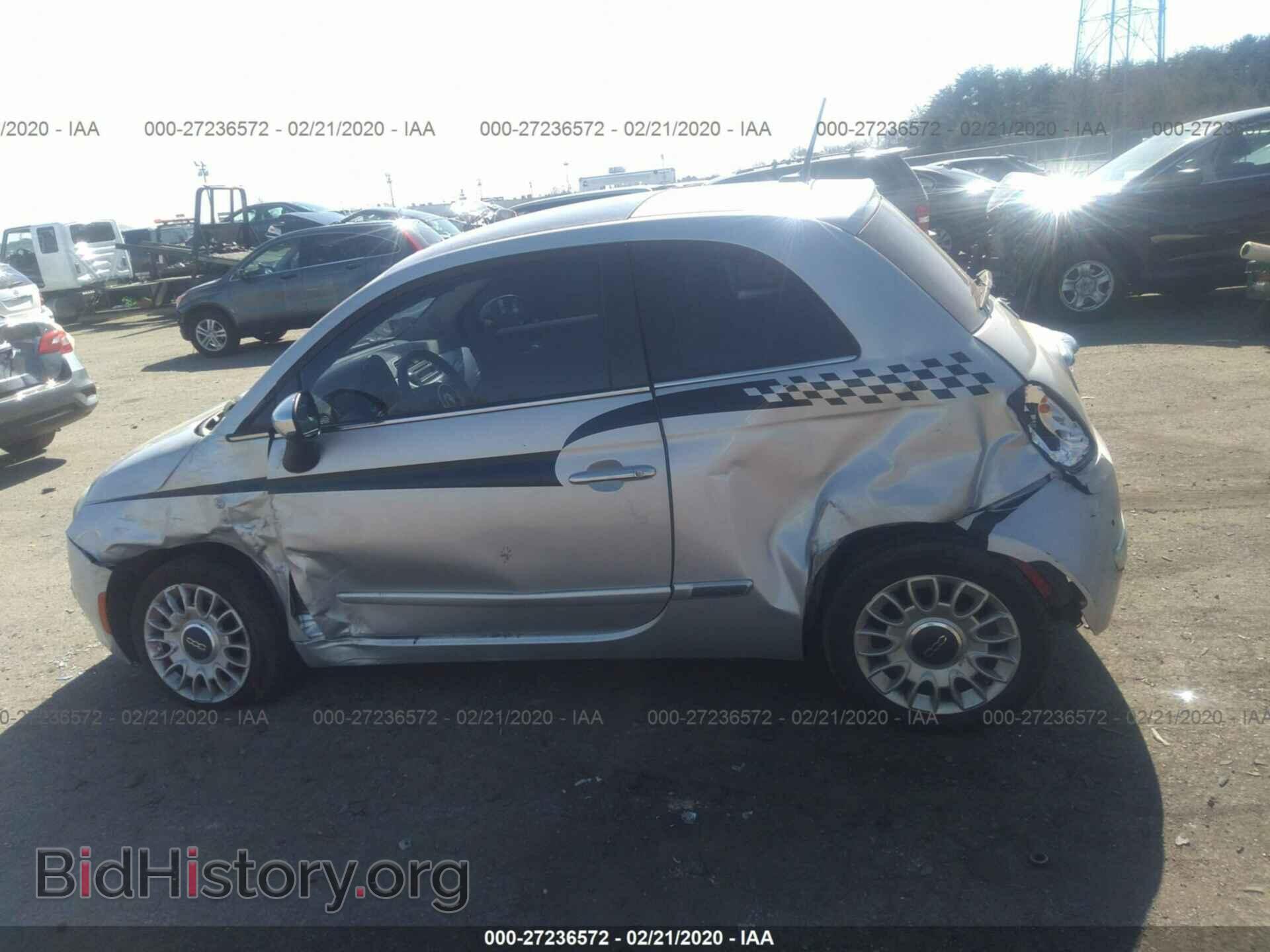 2012 FIAT 500 - VIN: 3C3CFFCR2CT106616 - Фото 6