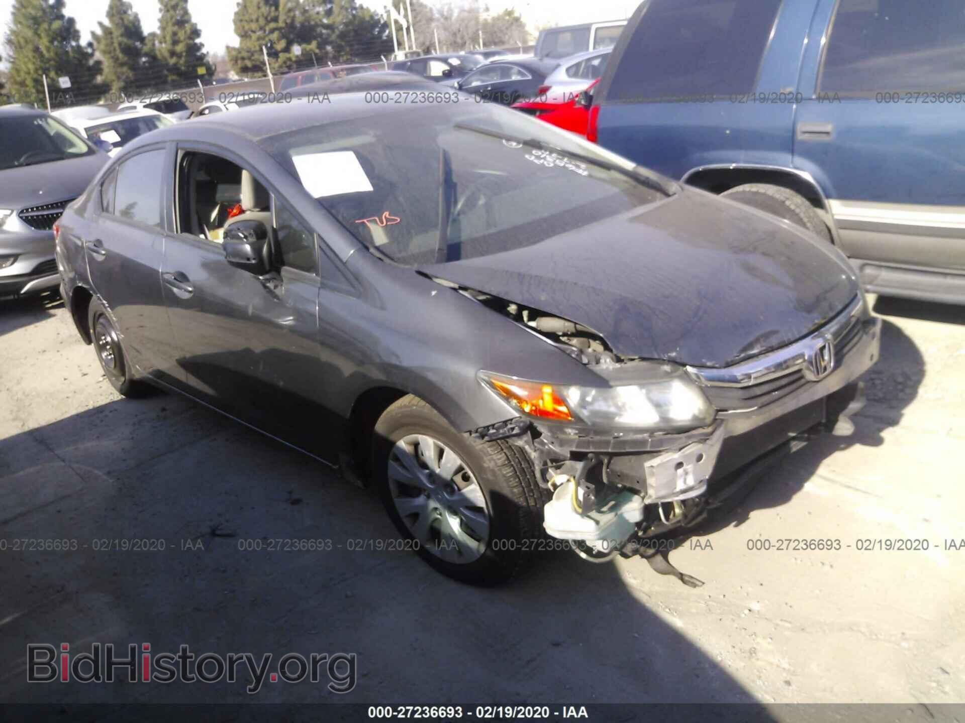 Фотография 19XFB2F52CE335260 - HONDA CIVIC 2012
