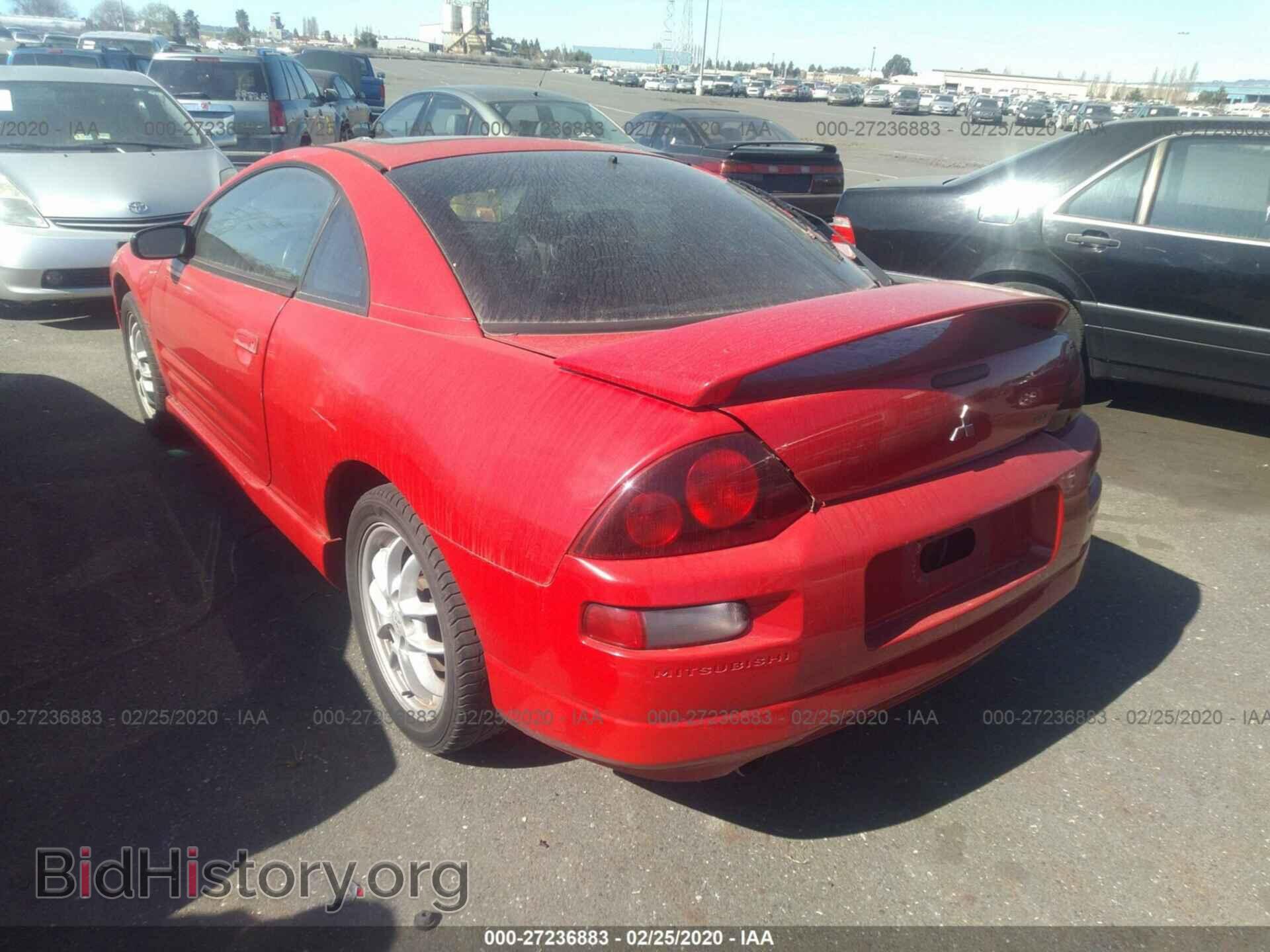2001 MITSUBISHI ECLIPSE - VIN: 4A3AC54H01E182468 - Photo 3