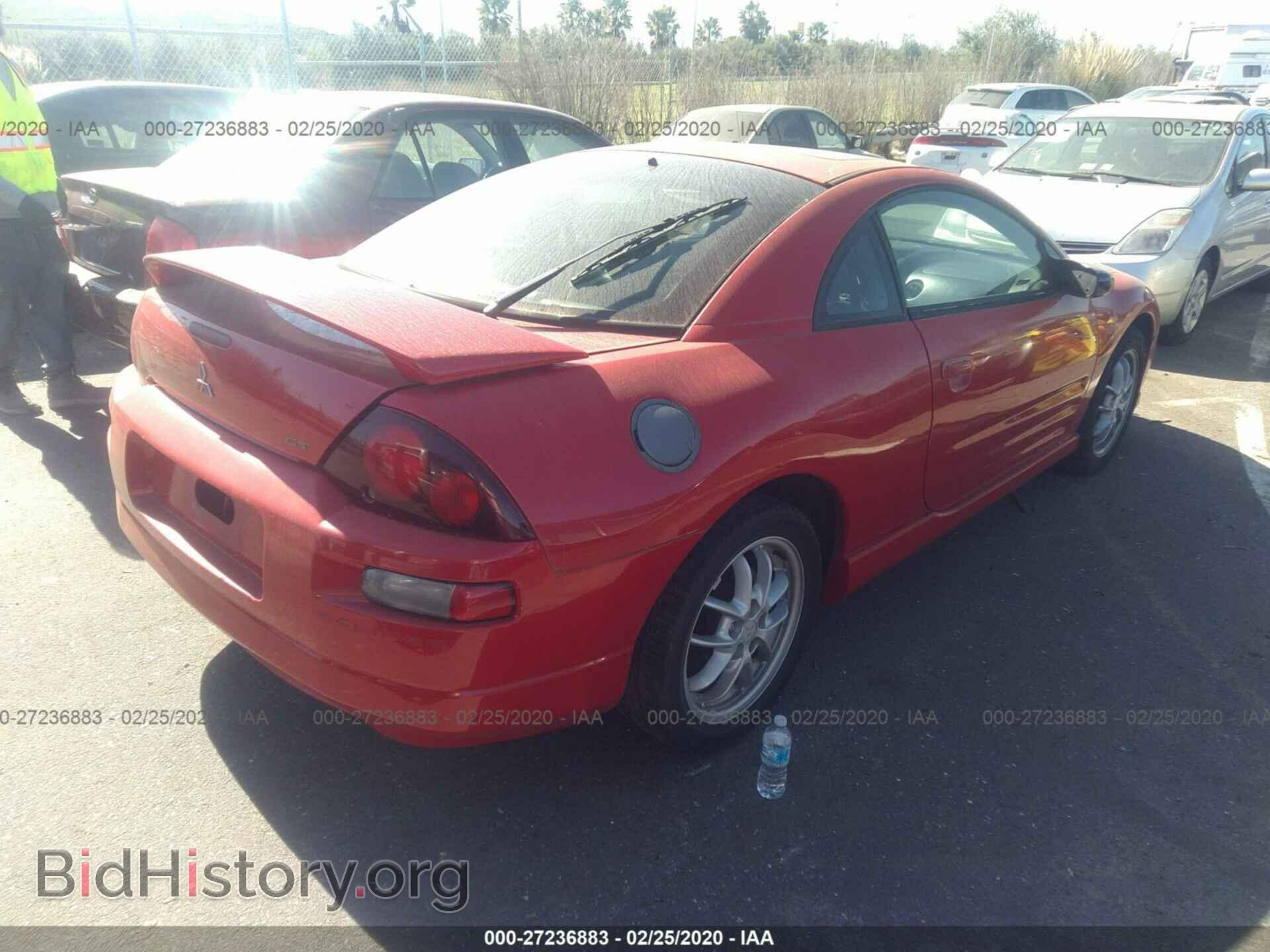 2001 MITSUBISHI ECLIPSE - VIN: 4A3AC54H01E182468 - Photo 4