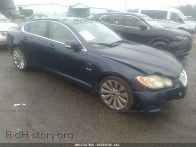 2009 Jaguar XF Premium Luxury, blue — VIN , IAAI