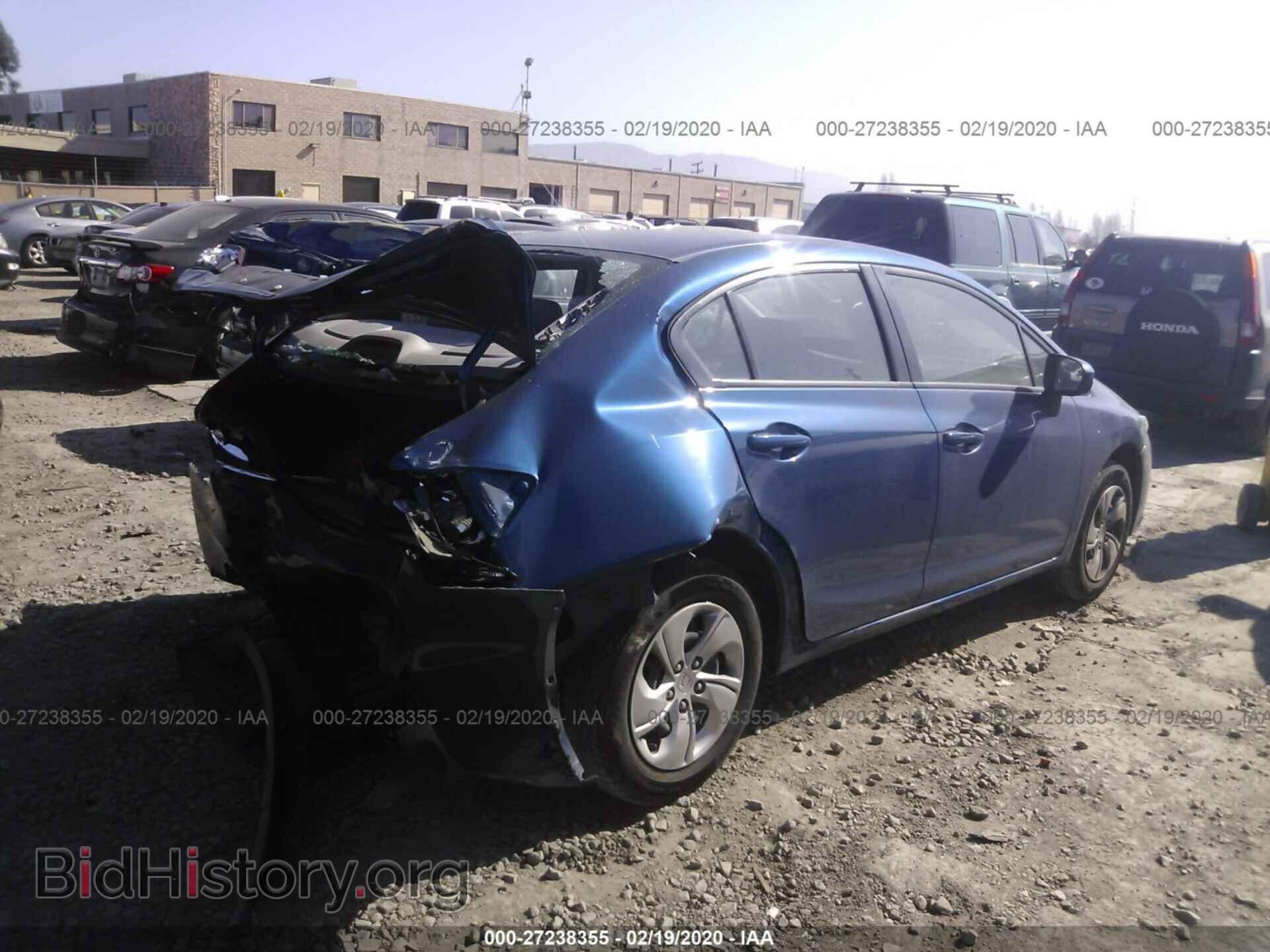 2014 HONDA CIVIC - VIN: 19XFB2F54EE257258 - Фото 4