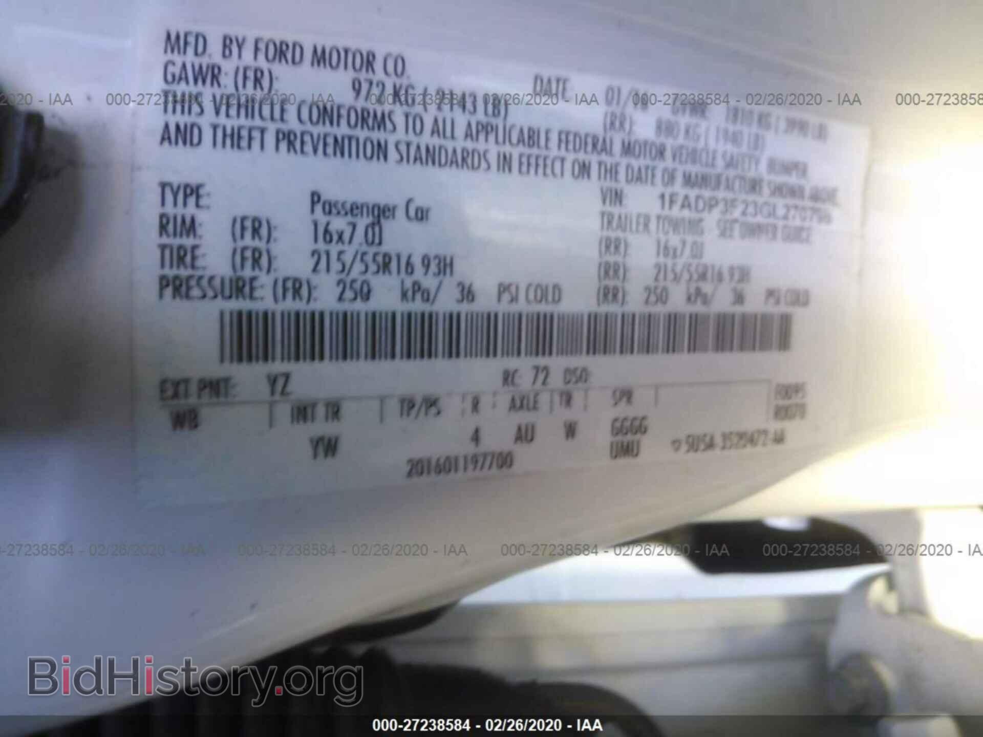 2016 FORD FOCUS - VIN: 1FADP3F23GL270796 - Photo 9