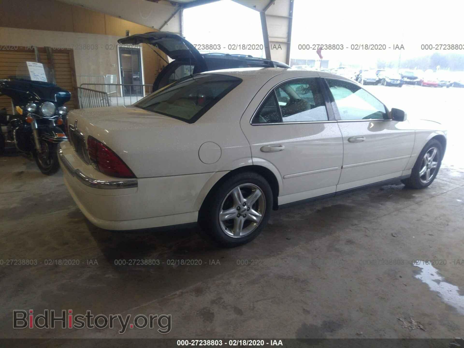 2002 LINCOLN LS - VIN: 1LNHM87A12Y601759 - Фото 4