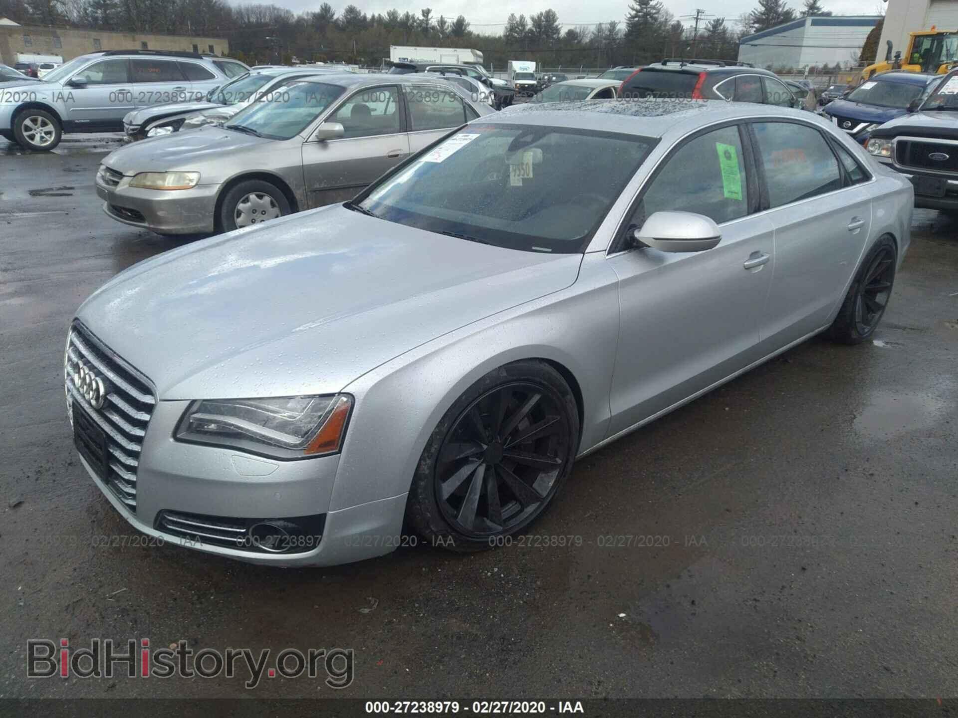 2014 AUDI A8 - VIN: WAUR2AFD0EN011668 - Фото 2