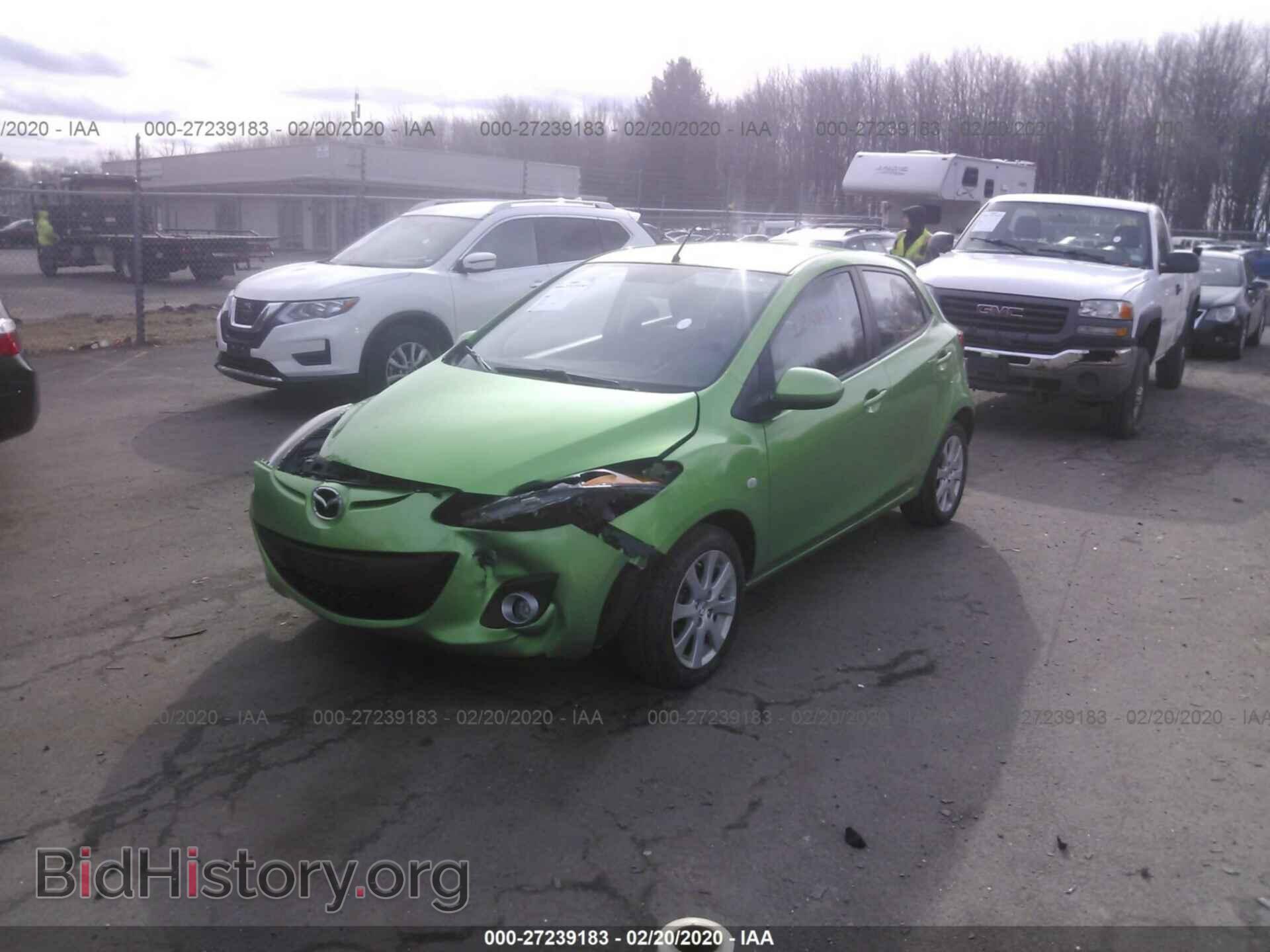 2012 MAZDA MAZDA2 - VIN: JM1DE1LZ7C0145365 - Фото 2