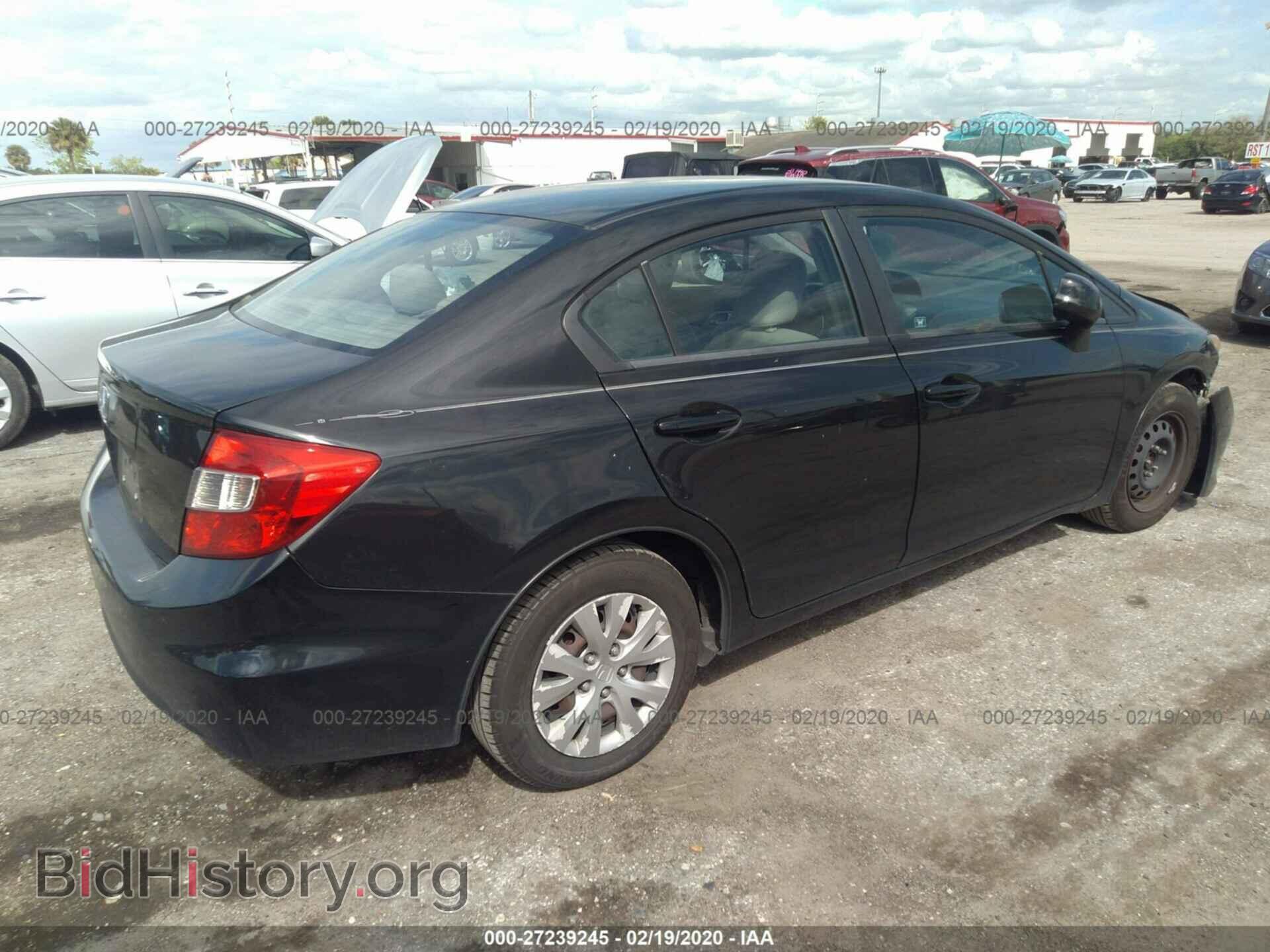 2012 HONDA CIVIC - VIN: 19XFB2F5XCE092197 - Фото 4