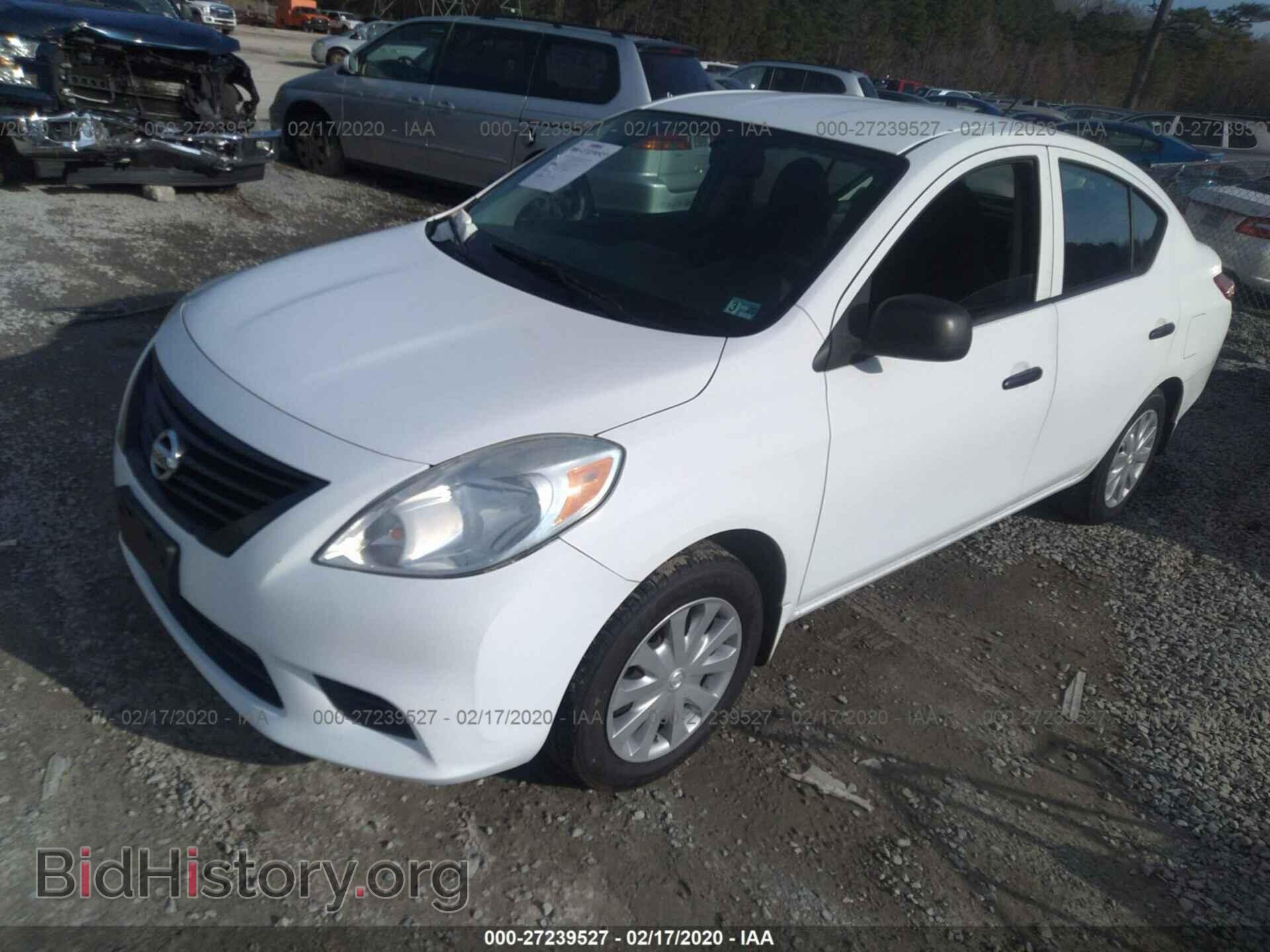 2012 NISSAN VERSA - VIN: 3N1CN7AP3CL891222 - Фото 2