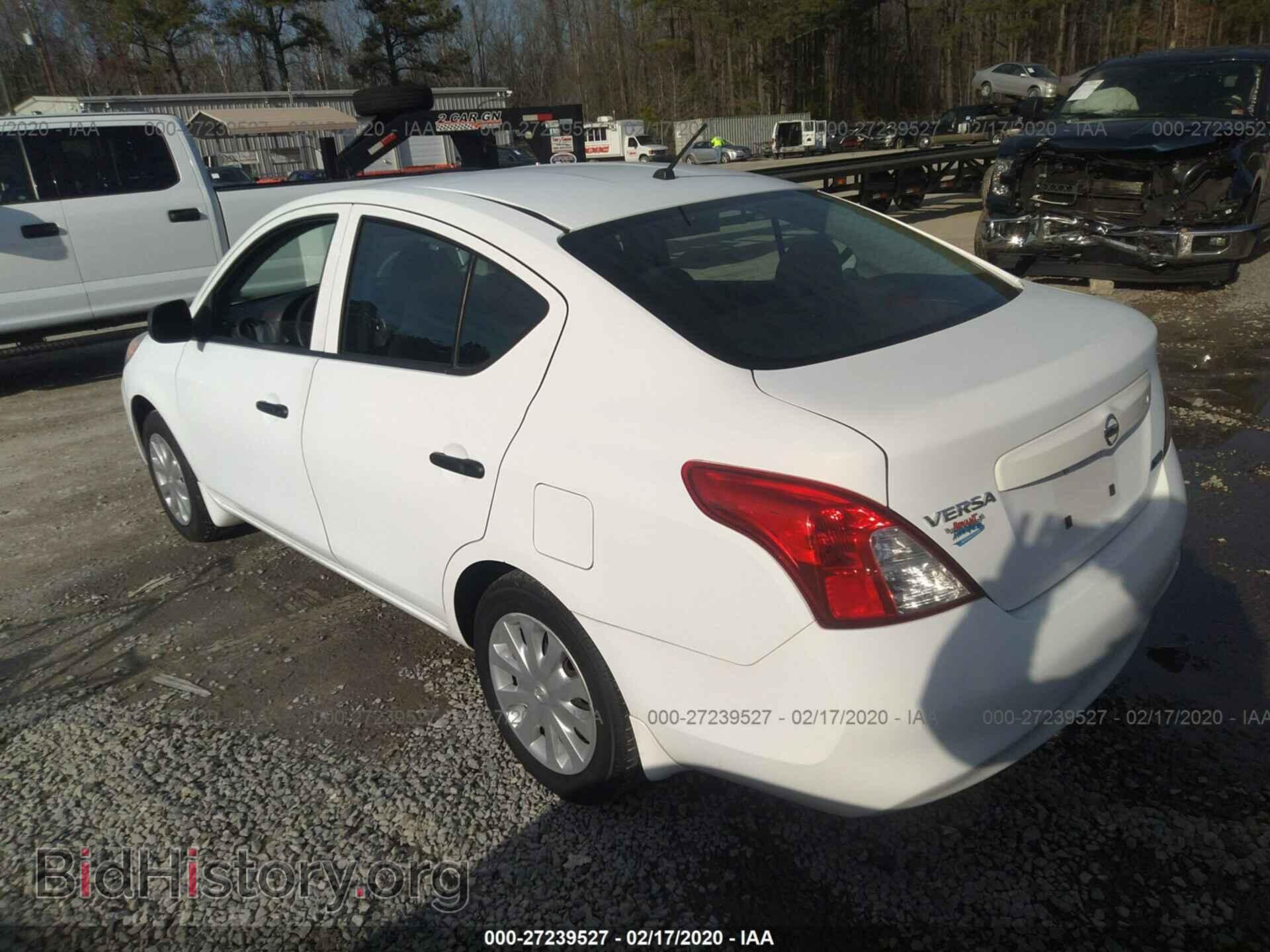 2012 NISSAN VERSA - VIN: 3N1CN7AP3CL891222 - Фото 3