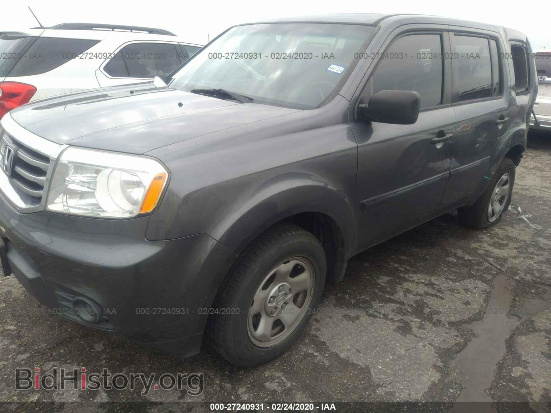 2013 HONDA PILOT - VIN: 5FNYF3H27DB006443 - Фото 2