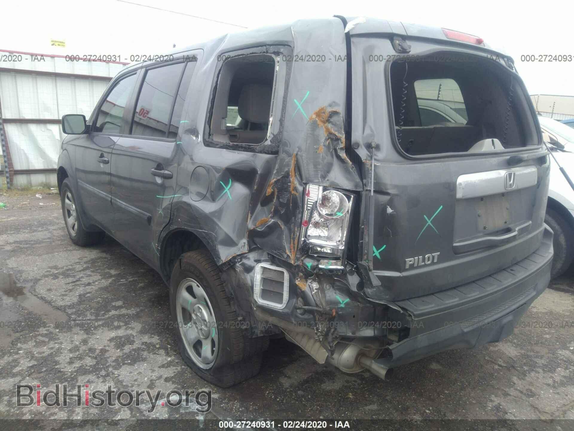 2013 HONDA PILOT - VIN: 5FNYF3H27DB006443 - Фото 3