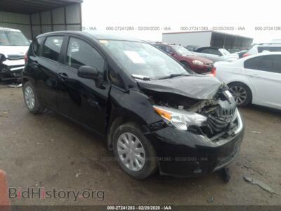 2014 Nissan VERSA NOTE S/S Plus/SV/SL, черный — VIN 3N1CE2CP4EL368763, IAAI