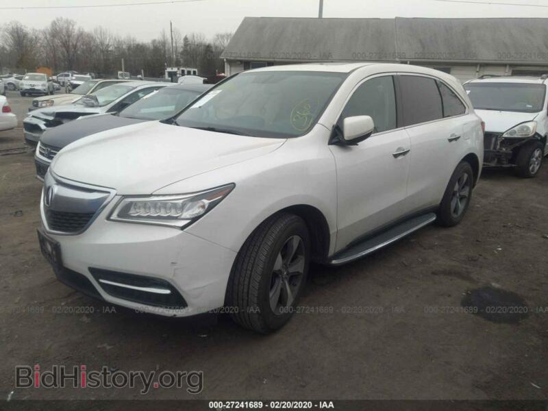 2014 Acura MDX (VIN 5FRYD4H25EB009899) — фото 2 из 11