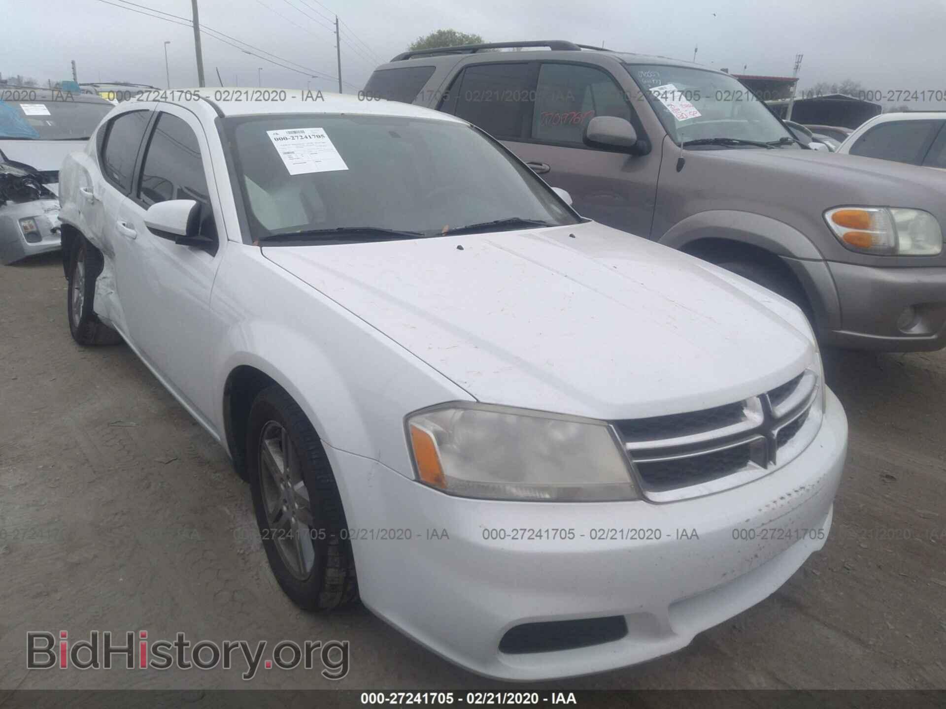 Photo 1C3CDZCB2CN148018 - DODGE AVENGER 2012