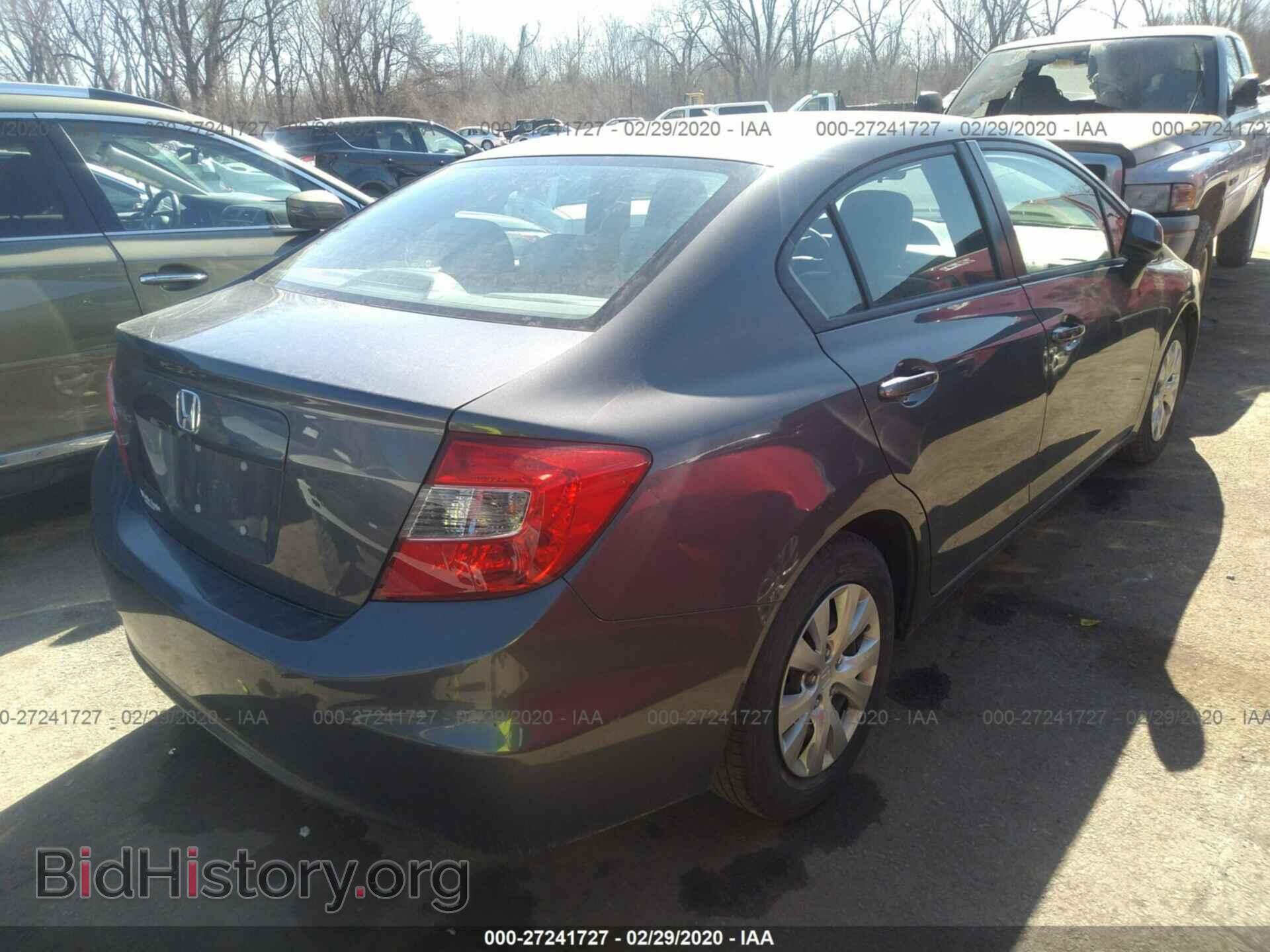 2012 HONDA CIVIC - VIN: 2HGFB2F59CH609009 - Фото 4