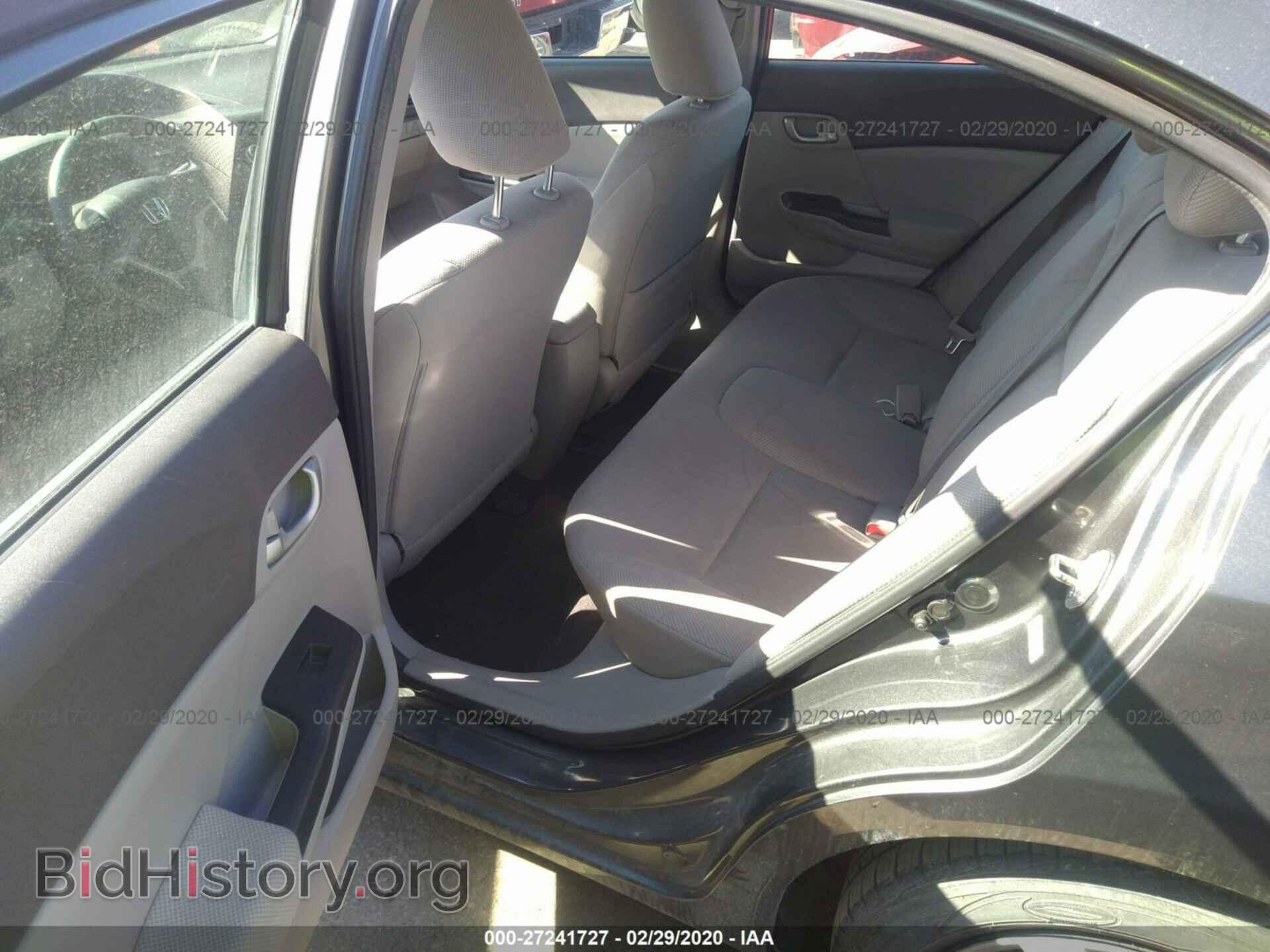 2012 HONDA CIVIC - VIN: 2HGFB2F59CH609009 - Фото 8