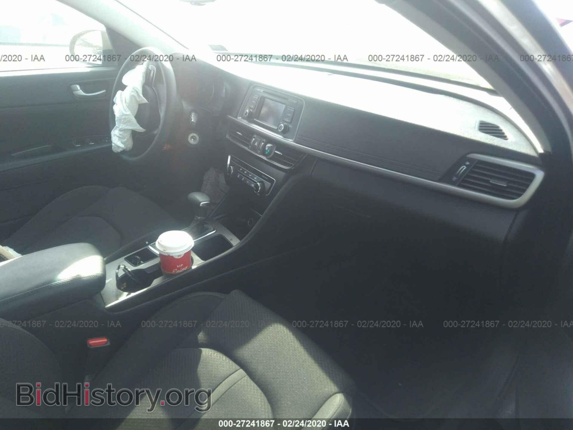 2016 KIA OPTIMA - VIN: 5XXGT4L33GG055344 - Фото 5