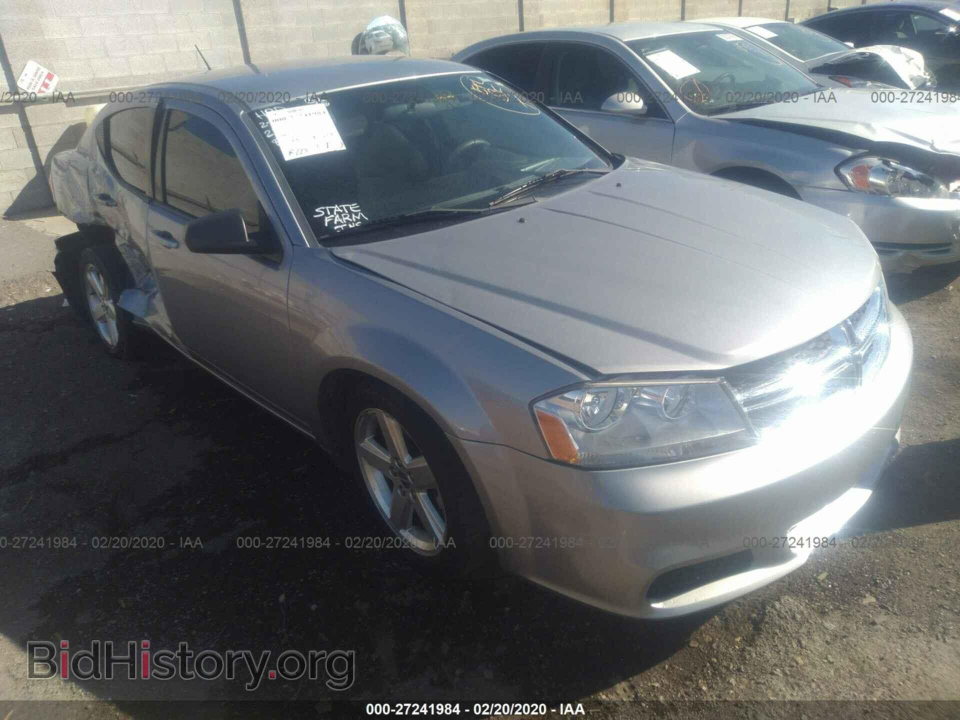 Фотография 1C3CDZAB6DN537250 - DODGE AVENGER 2013