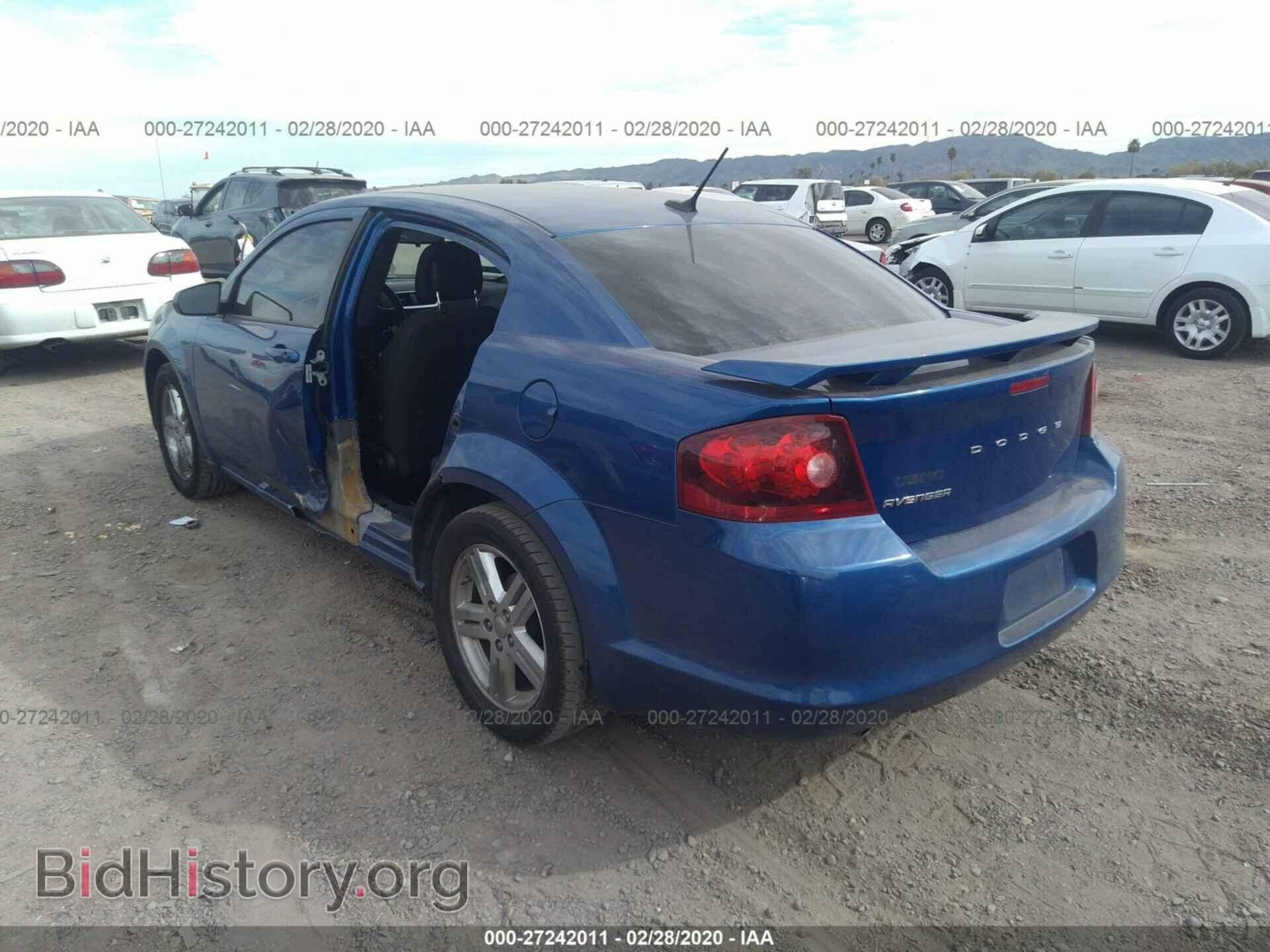 2013 DODGE AVENGER - VIN: 1C3CDZAGXDN720842 - Фото 3