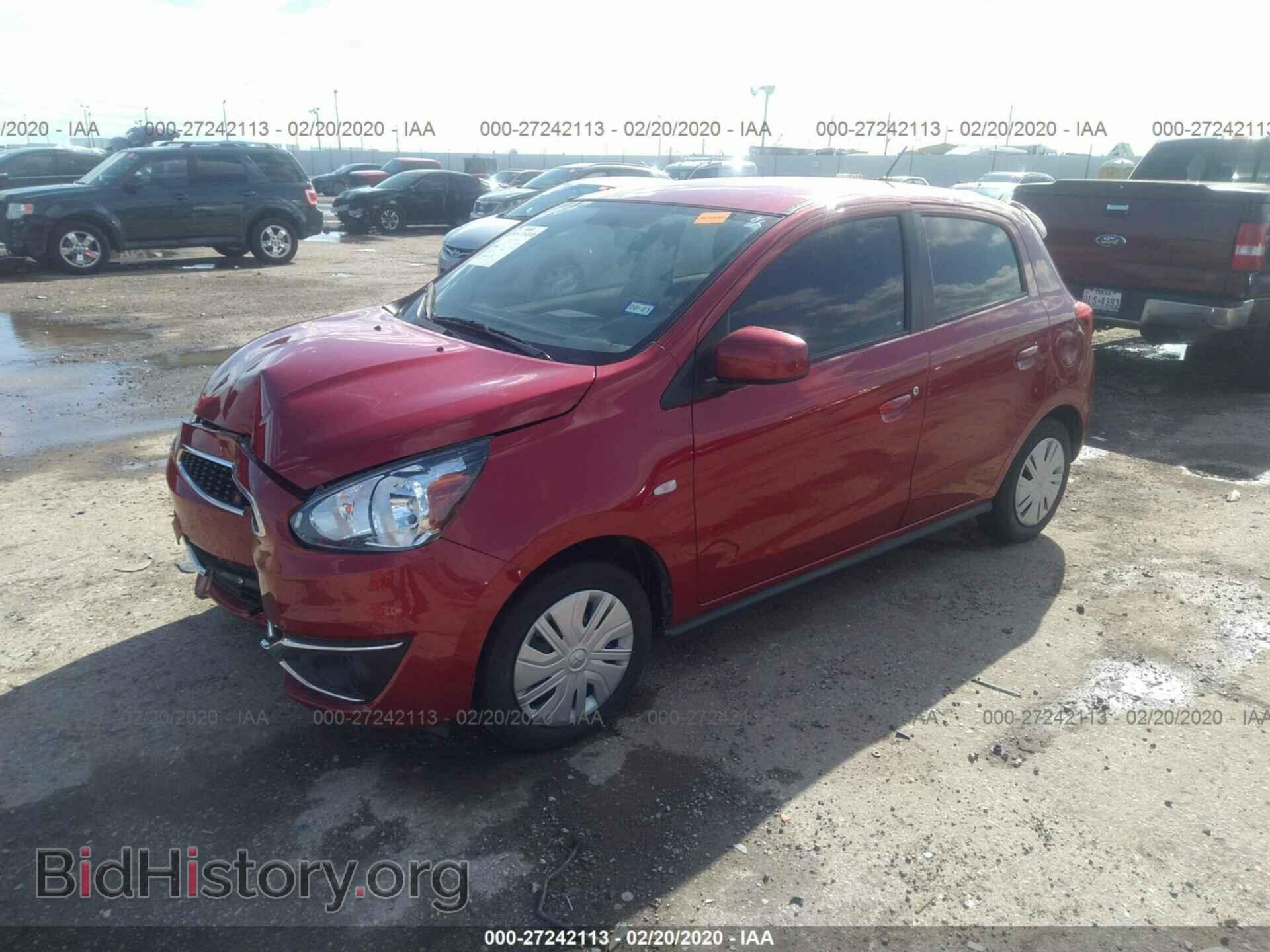 2019 MITSUBISHI MIRAGE - VIN: ML32A3HJ3KH006015 - Фото 2