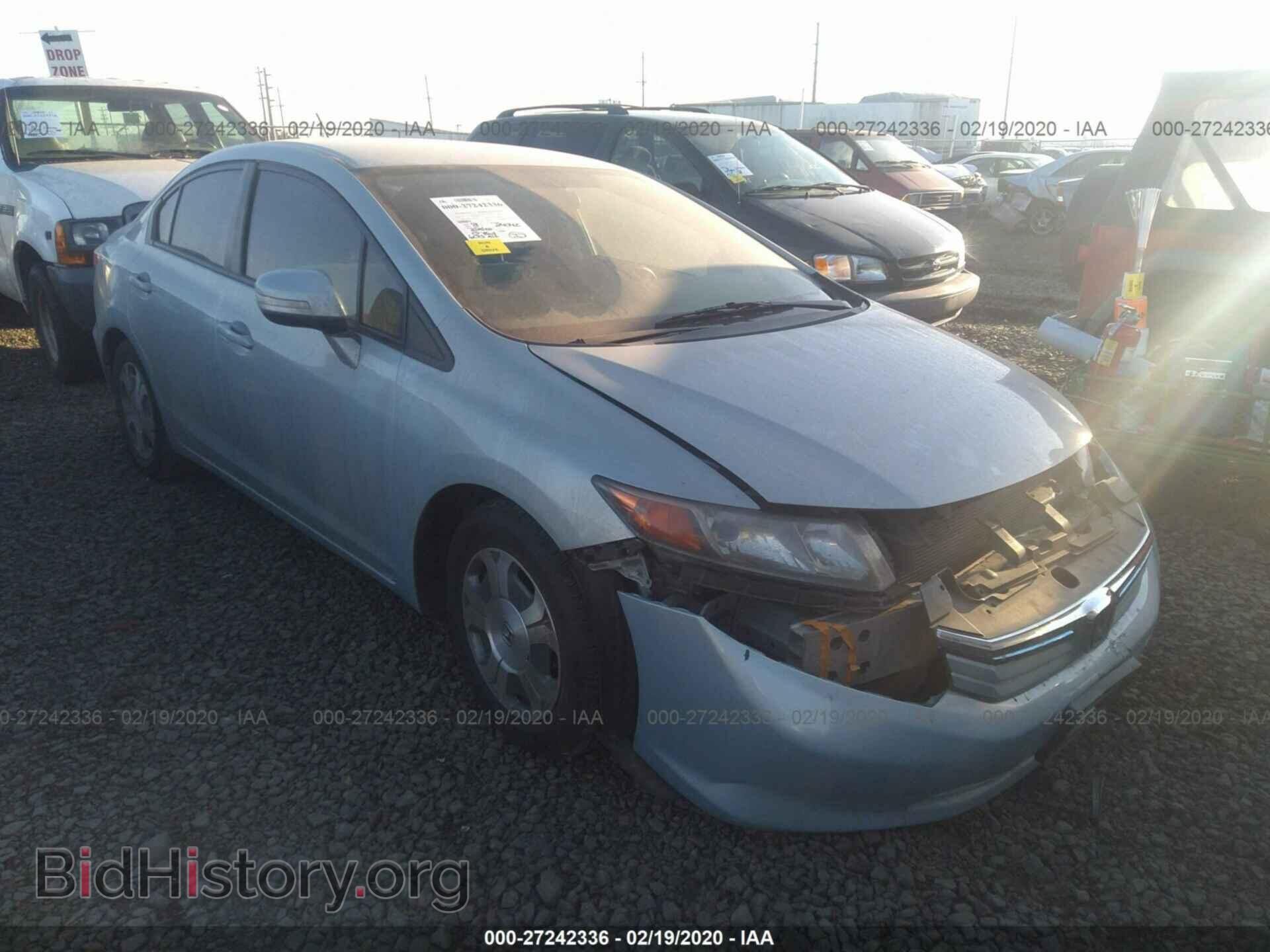 Photo JHMFB4F25CS007182 - HONDA CIVIC 2012