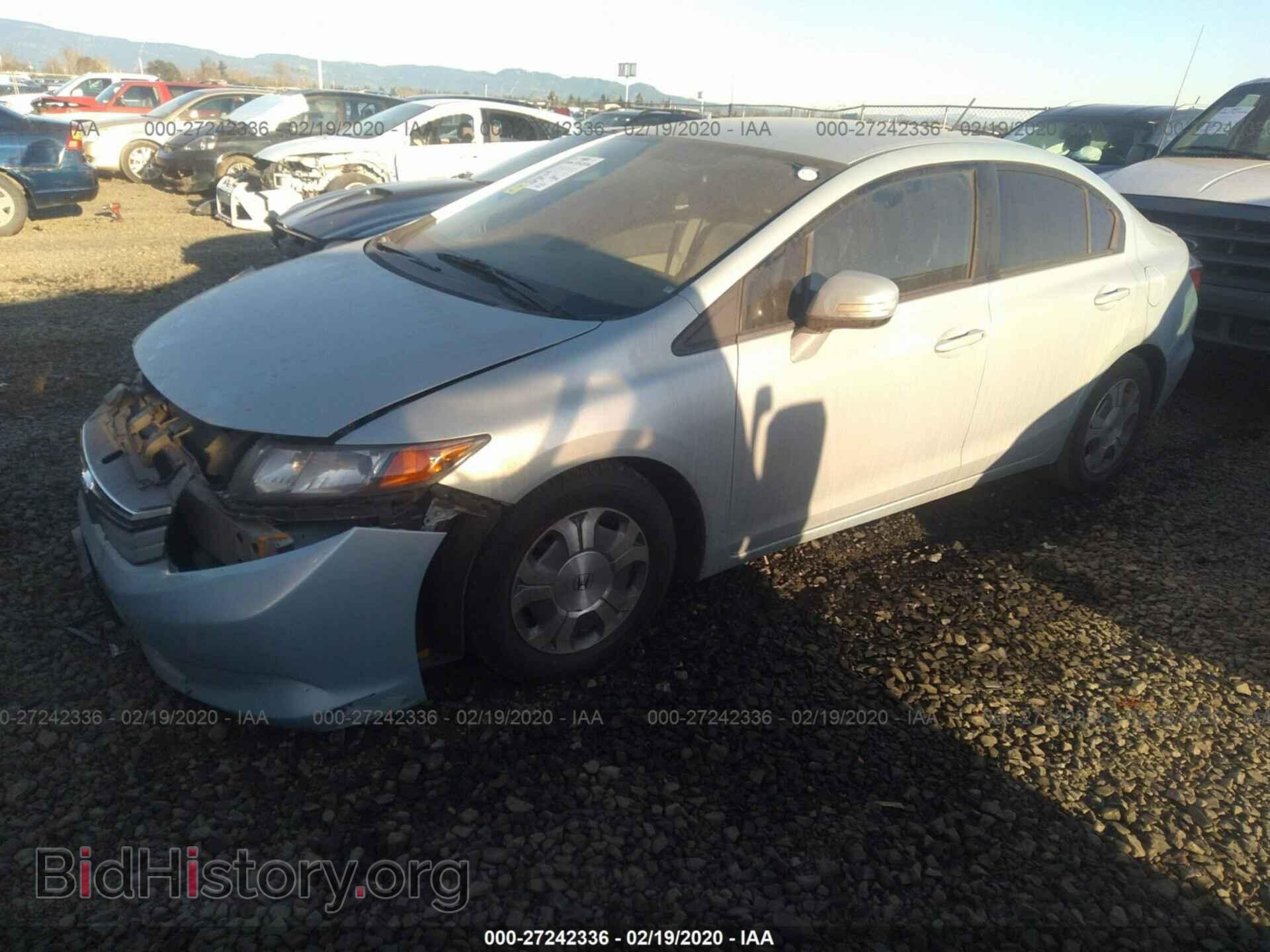 2012 HONDA CIVIC - VIN: JHMFB4F25CS007182 - Фото 2