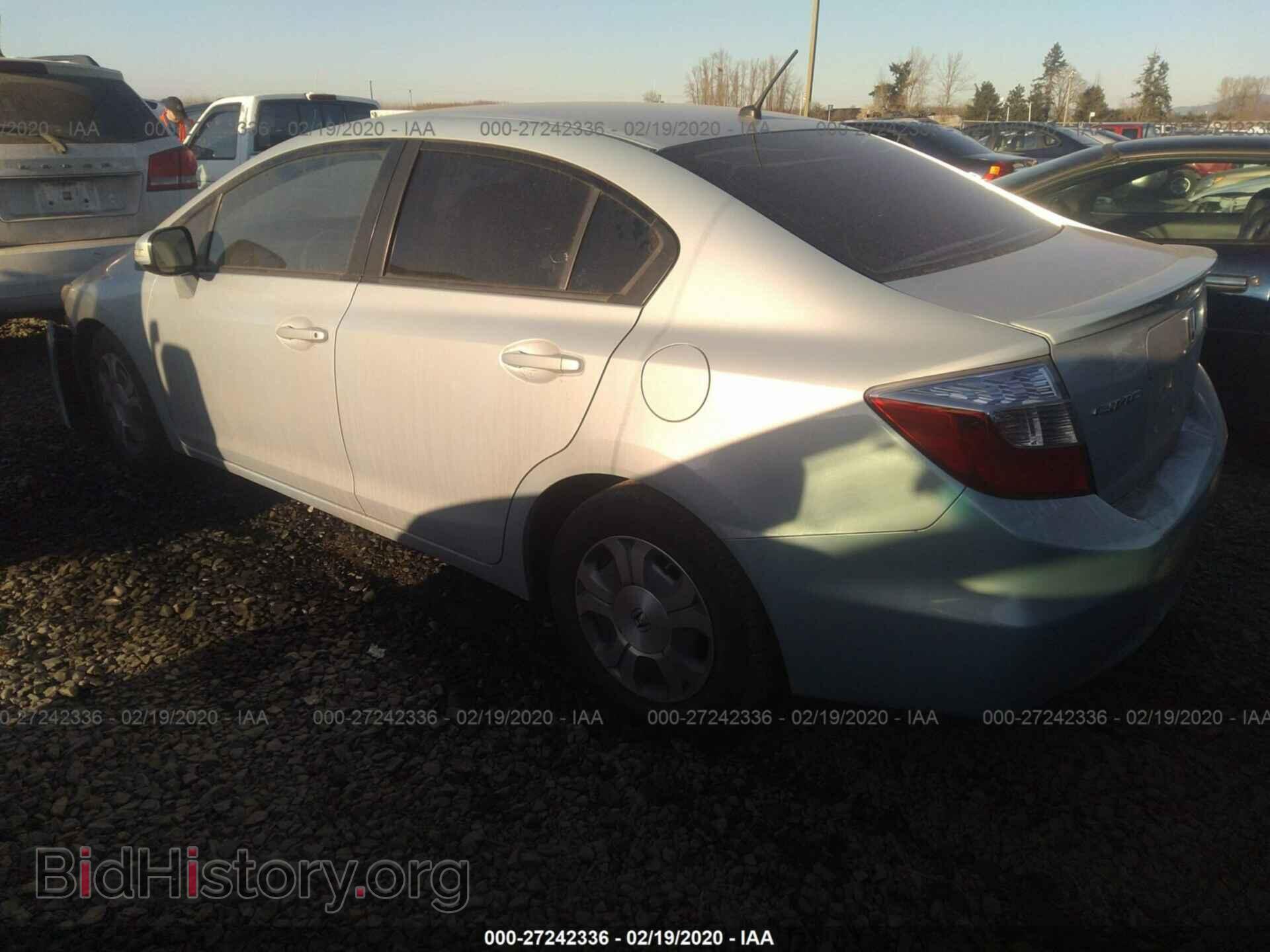 2012 HONDA CIVIC - VIN: JHMFB4F25CS007182 - Фото 3