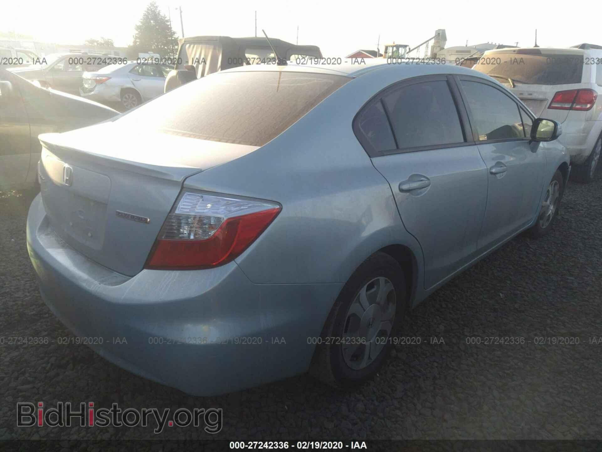 2012 HONDA CIVIC - VIN: JHMFB4F25CS007182 - Фото 4