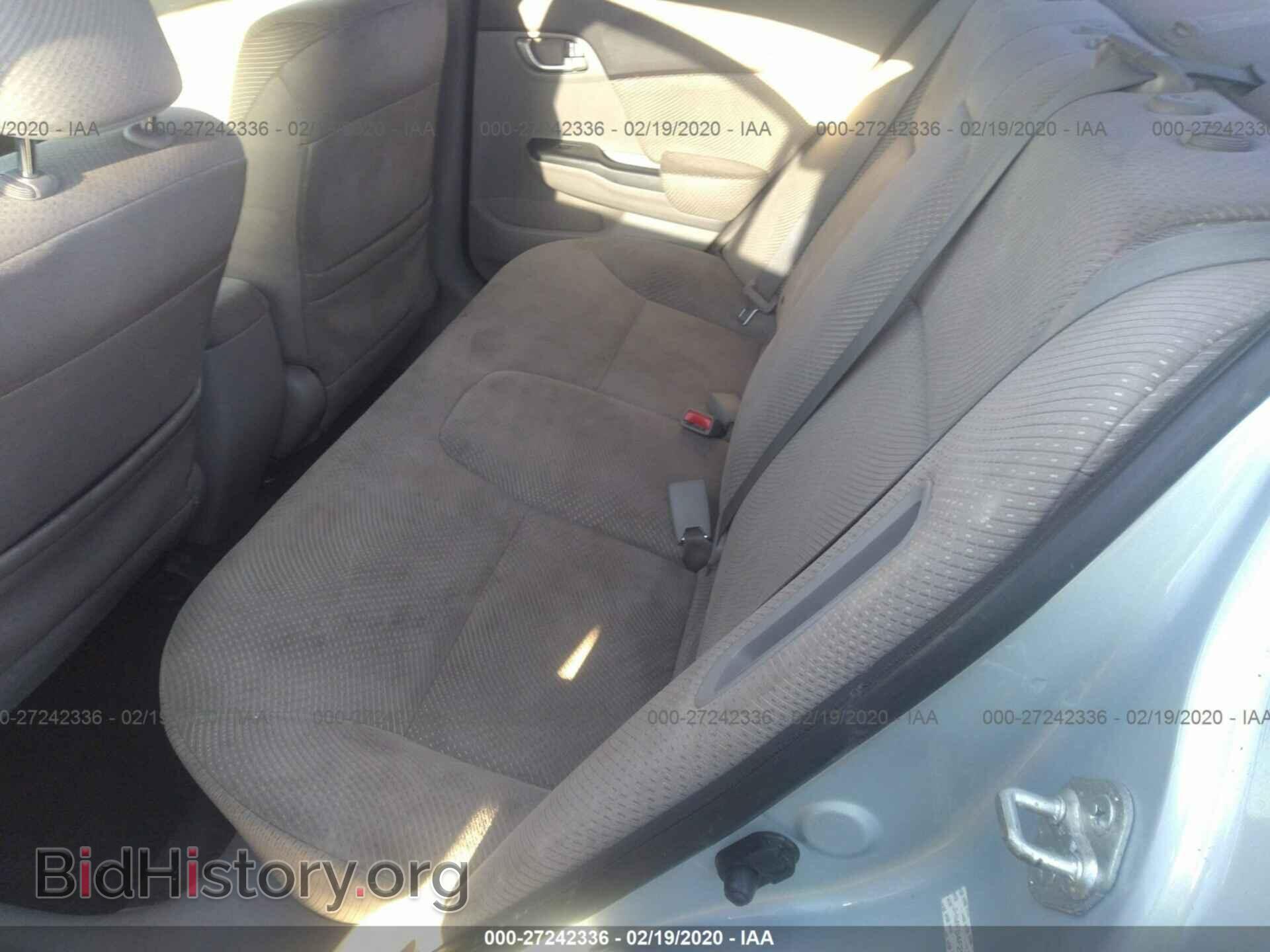2012 HONDA CIVIC - VIN: JHMFB4F25CS007182 - Фото 8