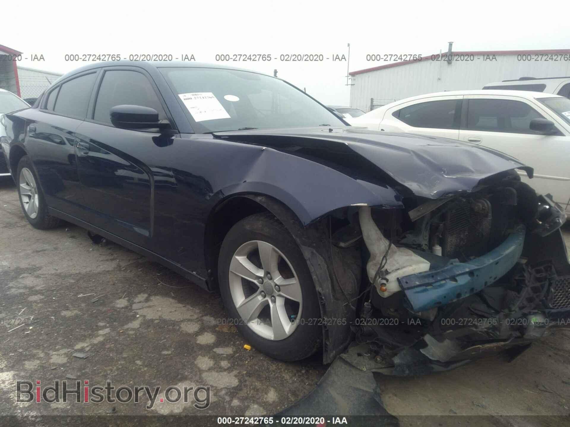 Photo 2C3CDXBG9EH131133 - DODGE CHARGER 2014