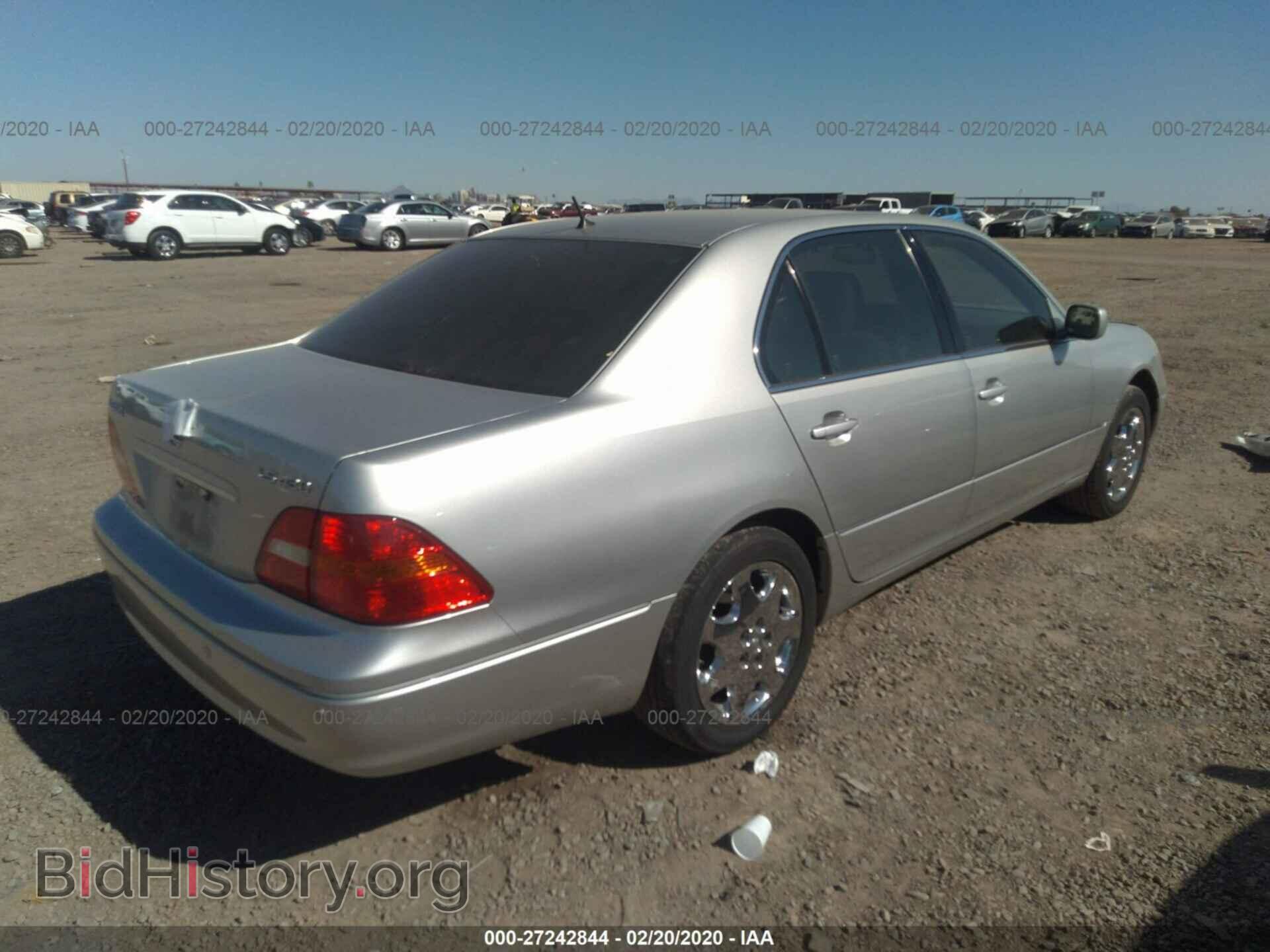 2001 LEXUS LS - VIN: JTHBN30F710012064 - Фото 4
