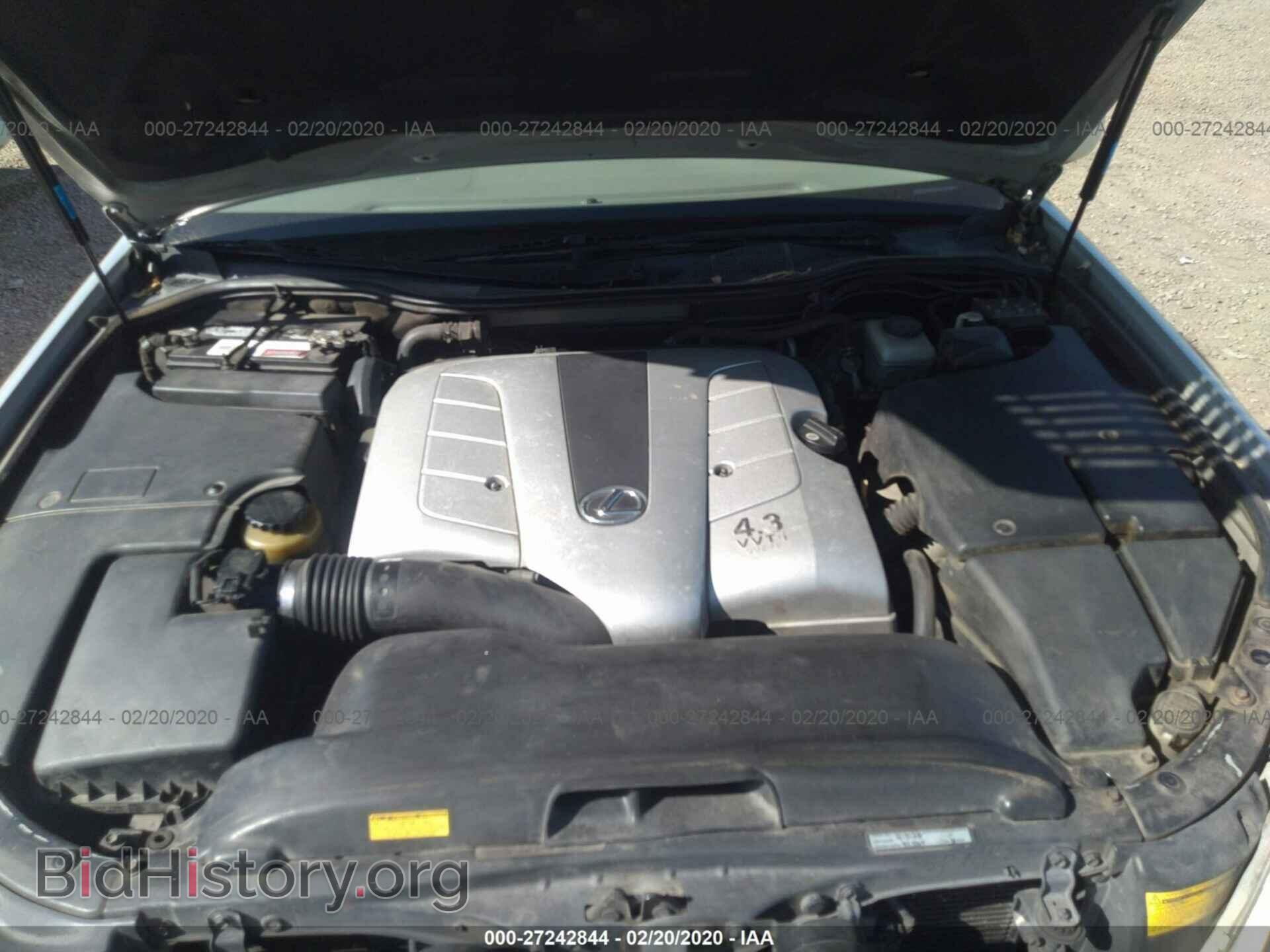 2001 LEXUS LS - VIN: JTHBN30F710012064 - Фото 10