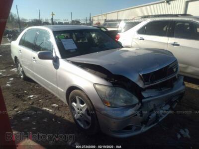 2004 Lexus LS 430, silver — VIN JTHBN36FX40151178, IAAI