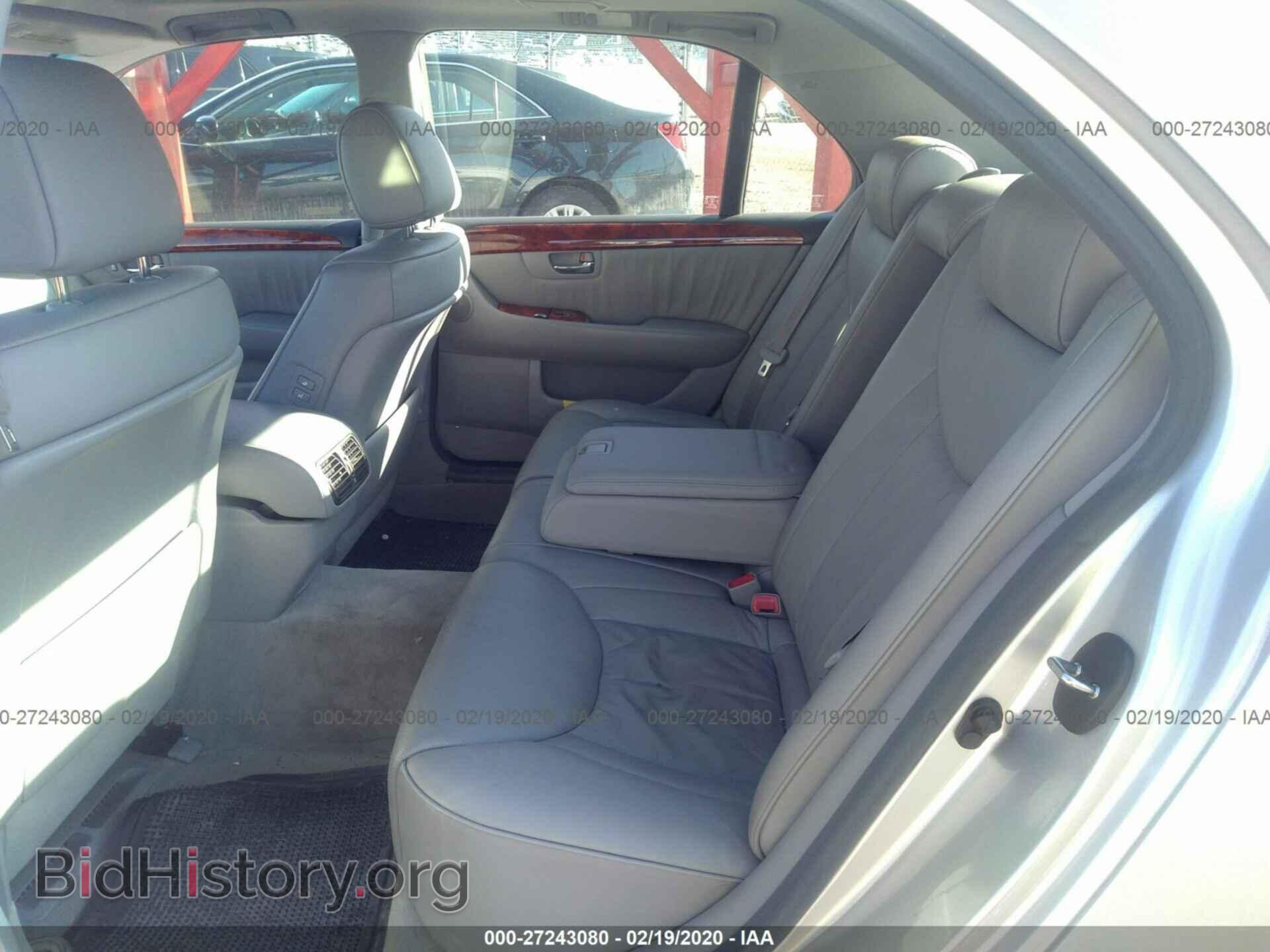 2004 LEXUS LS - VIN: JTHBN36FX40151178 - Фото 8