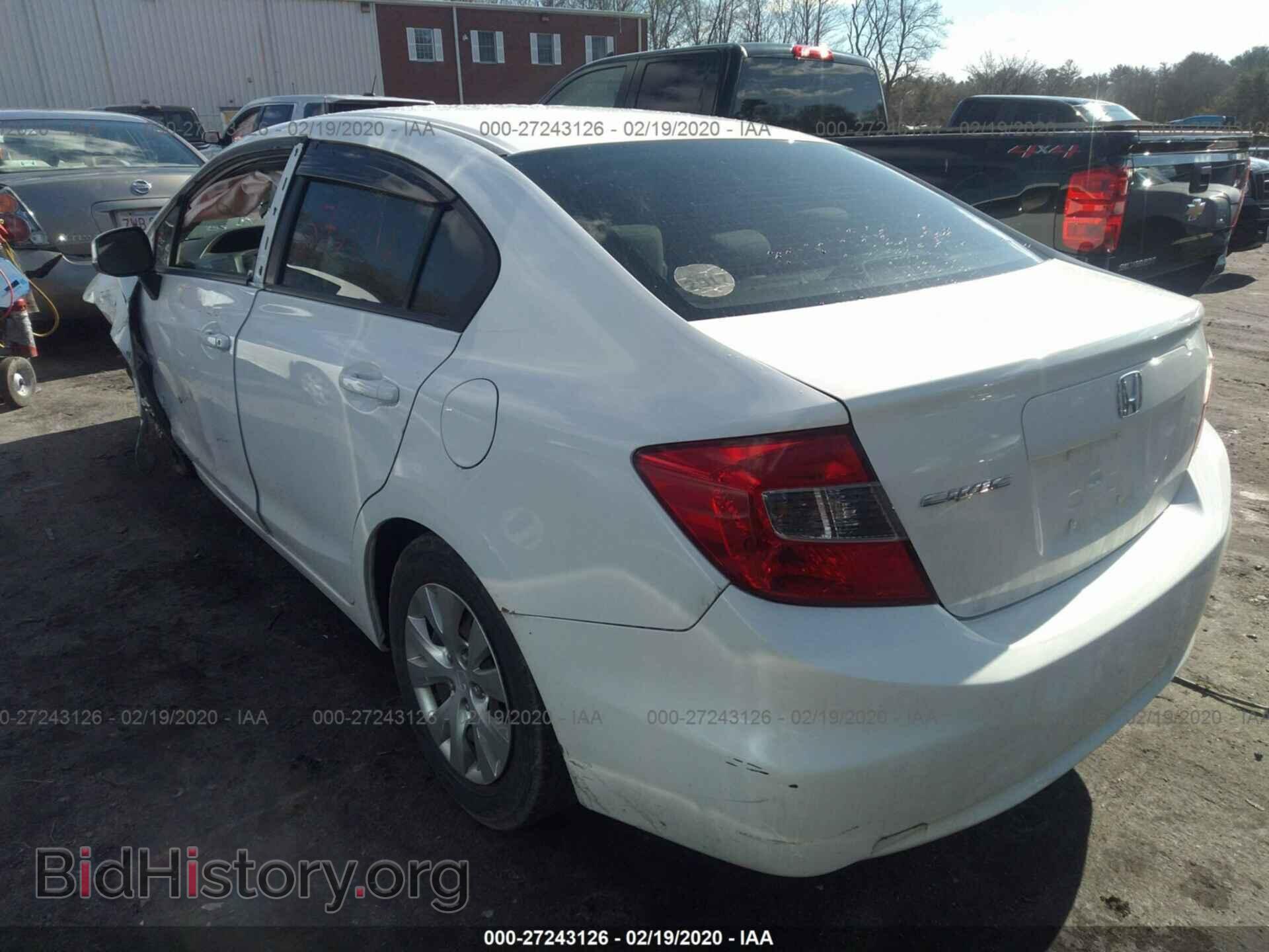 2012 HONDA CIVIC - VIN: 2HGFB2F50CH587188 - Фото 3