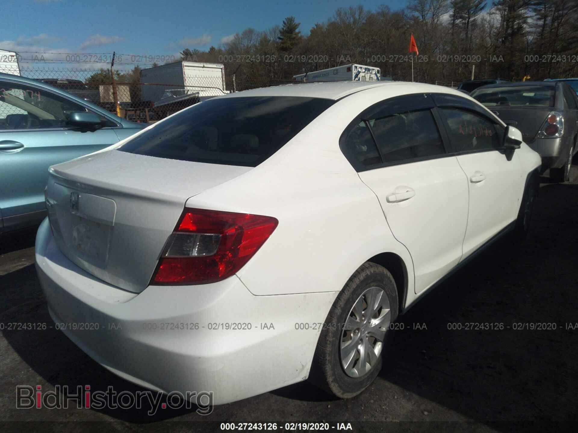2012 HONDA CIVIC - VIN: 2HGFB2F50CH587188 - Фото 4