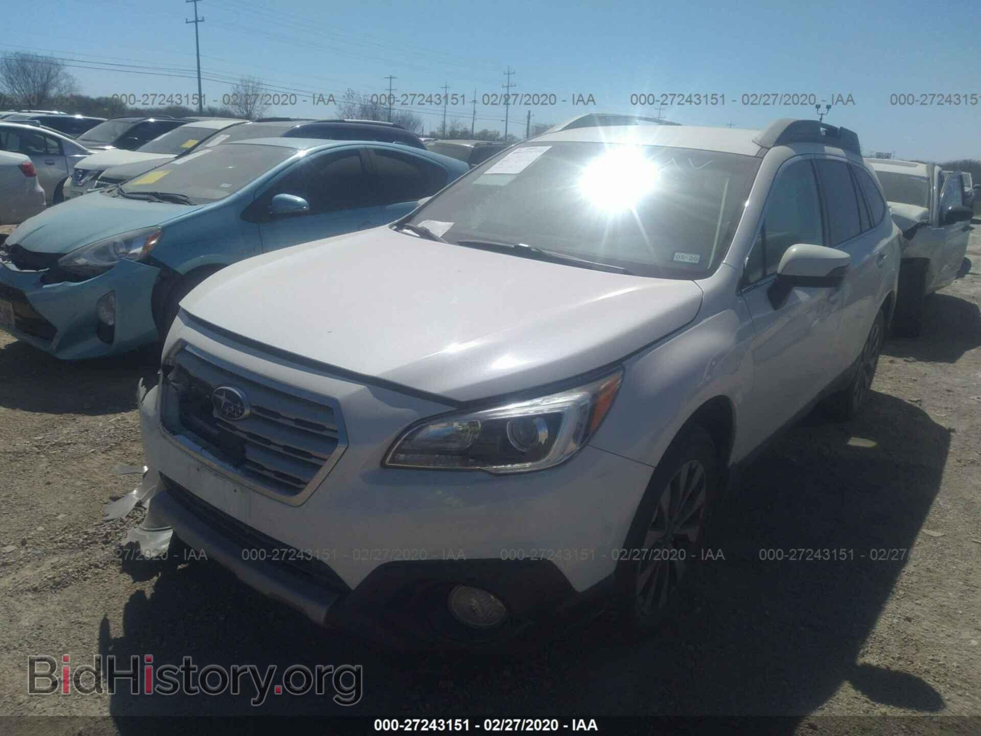 2016 SUBARU OUTBACK - VIN: 4S4BSAJC9G3339992 - Фото 2