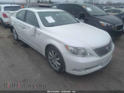 2008 Lexus LS 460, белый — VIN JTHBL46F985072220, IAAI
