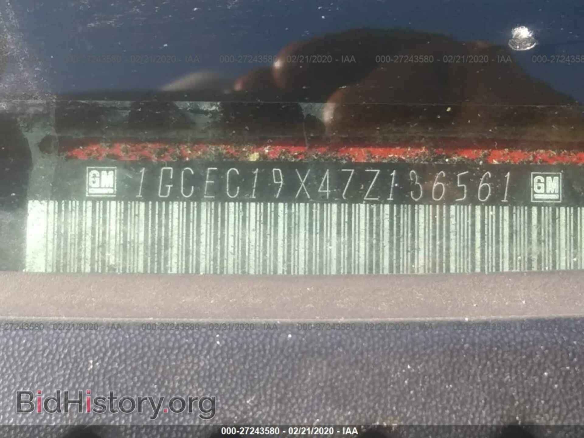 2007 CHEVROLET SILVERADO - VIN: 1GCEC19X47Z136561 - Фото 9