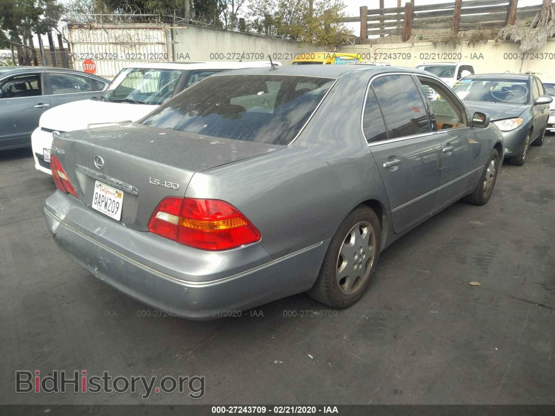 2003 LEXUS LS - VIN: JTHBN30F830115089 - Фото 4