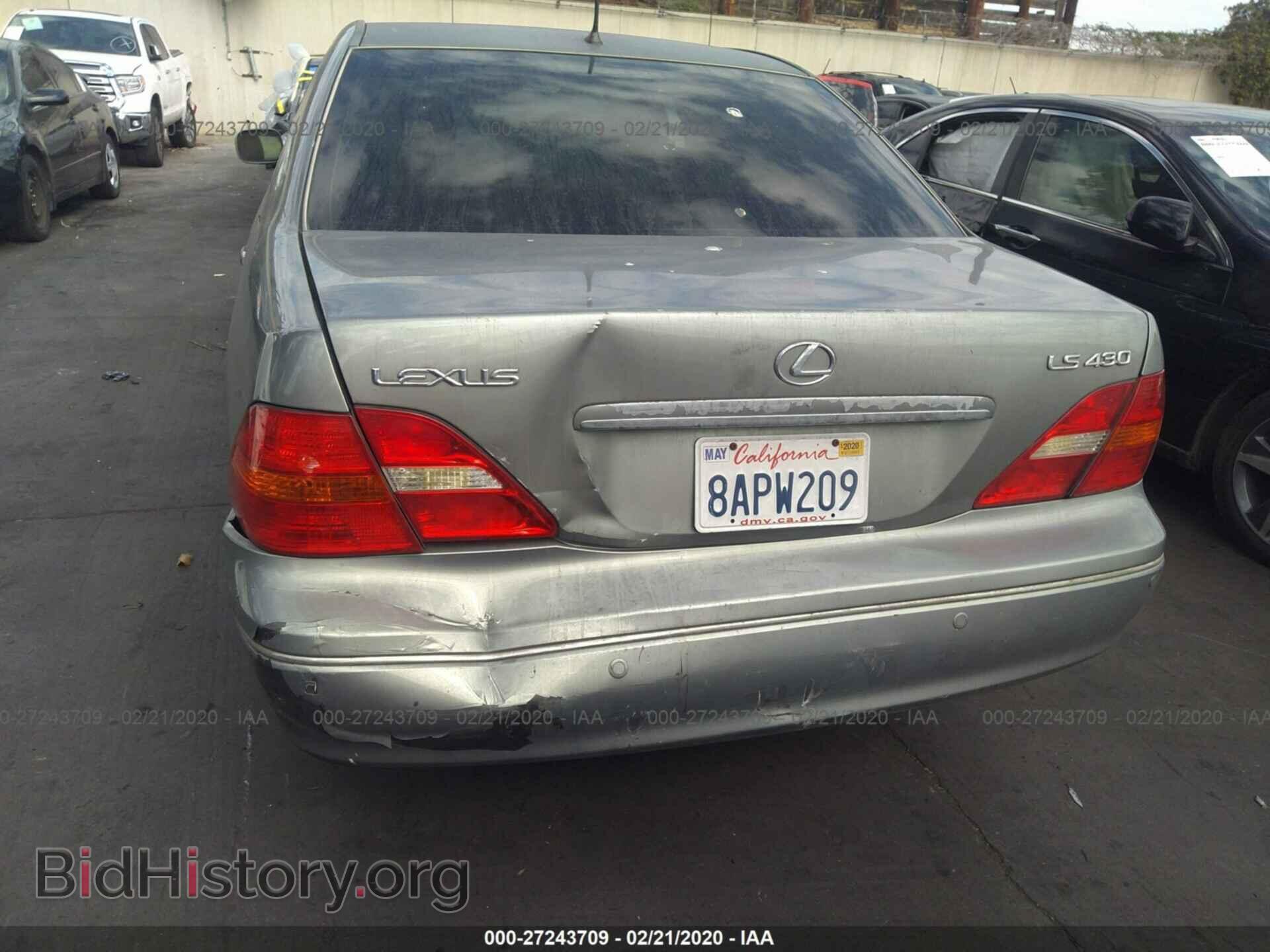 2003 LEXUS LS - VIN: JTHBN30F830115089 - Фото 6