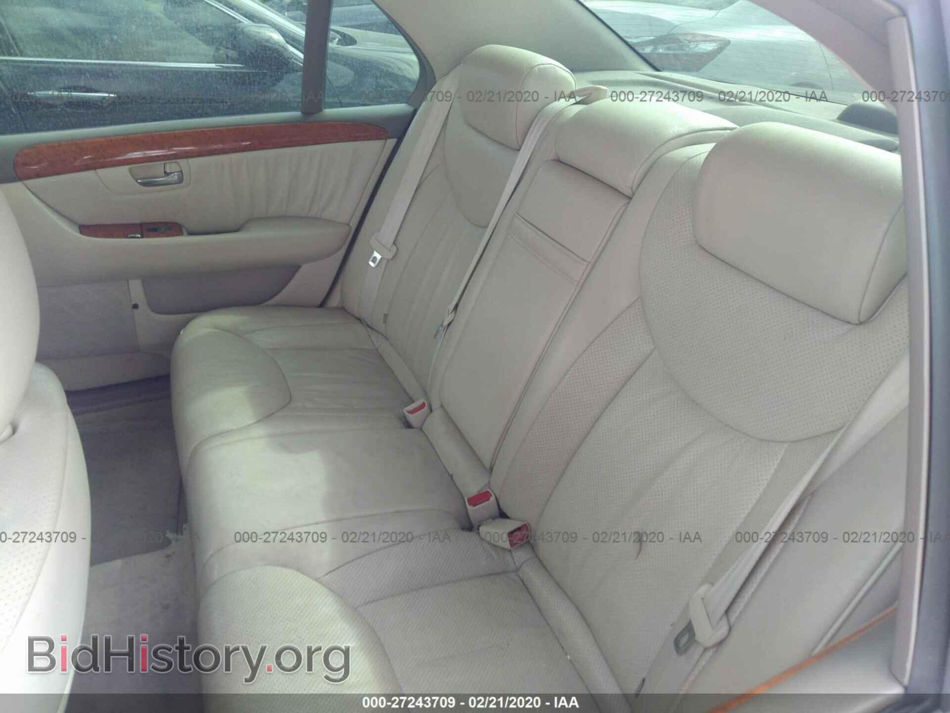 2003 LEXUS LS - VIN: JTHBN30F830115089 - Фото 8