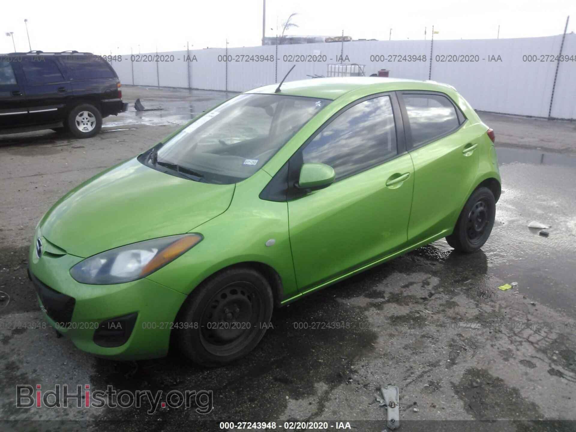 2012 MAZDA MAZDA2 - VIN: JM1DE1KY8C0150924 - Фото 2