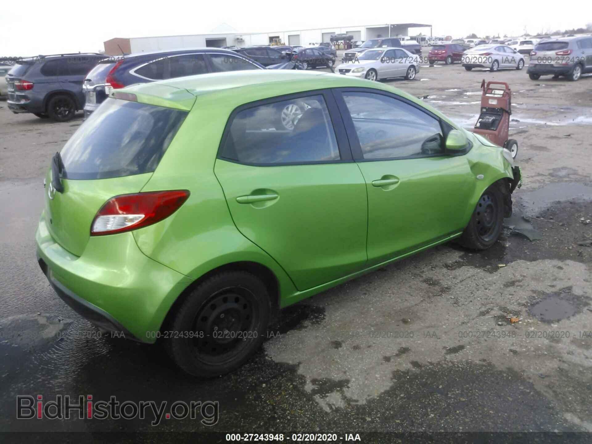 2012 MAZDA MAZDA2 - VIN: JM1DE1KY8C0150924 - Фото 4
