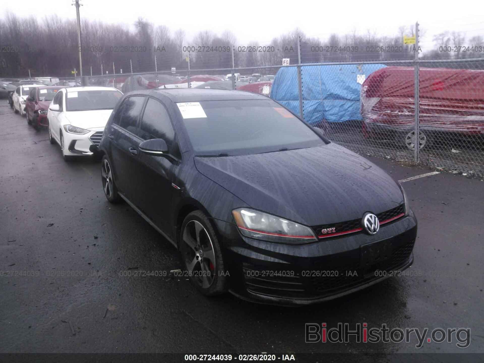 Photo 3VW447AU0HM062861 - VOLKSWAGEN GTI 2017