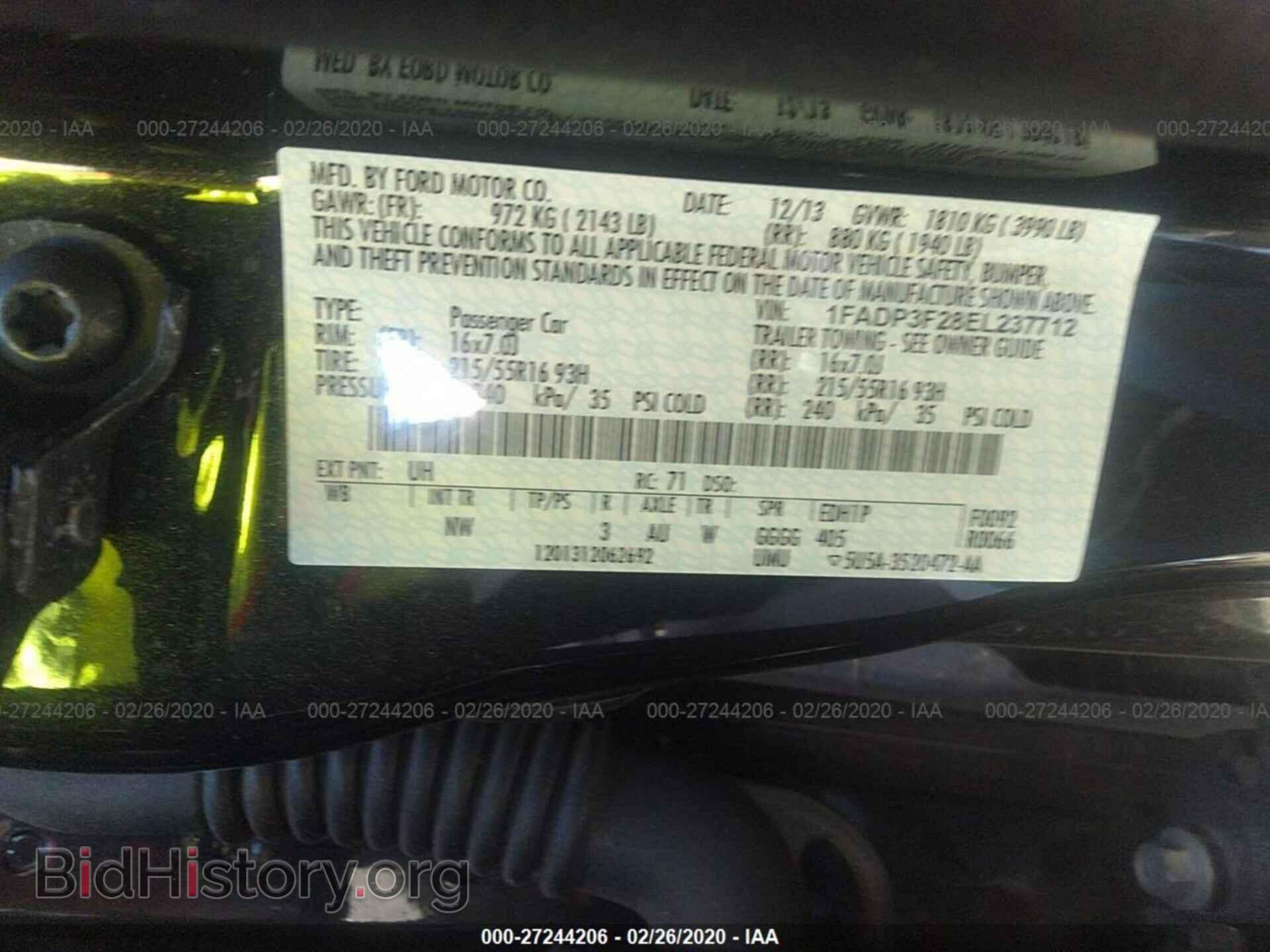 2014 Ford Focus - VIN: 1FADP3F28EL237712 - Фото 9