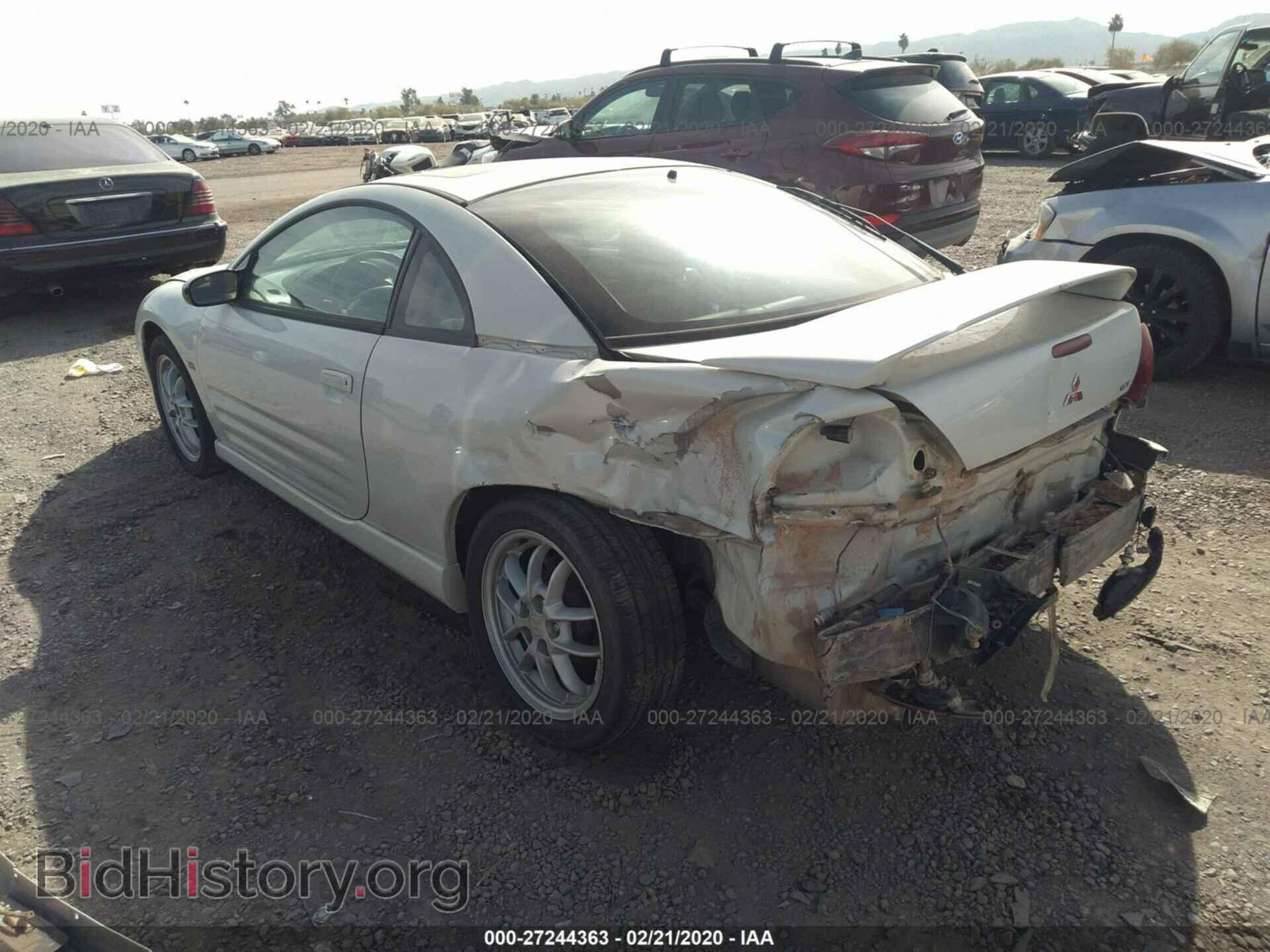2001 MITSUBISHI ECLIPSE - VIN: 4A3AC54H41E160408 - Фото 3